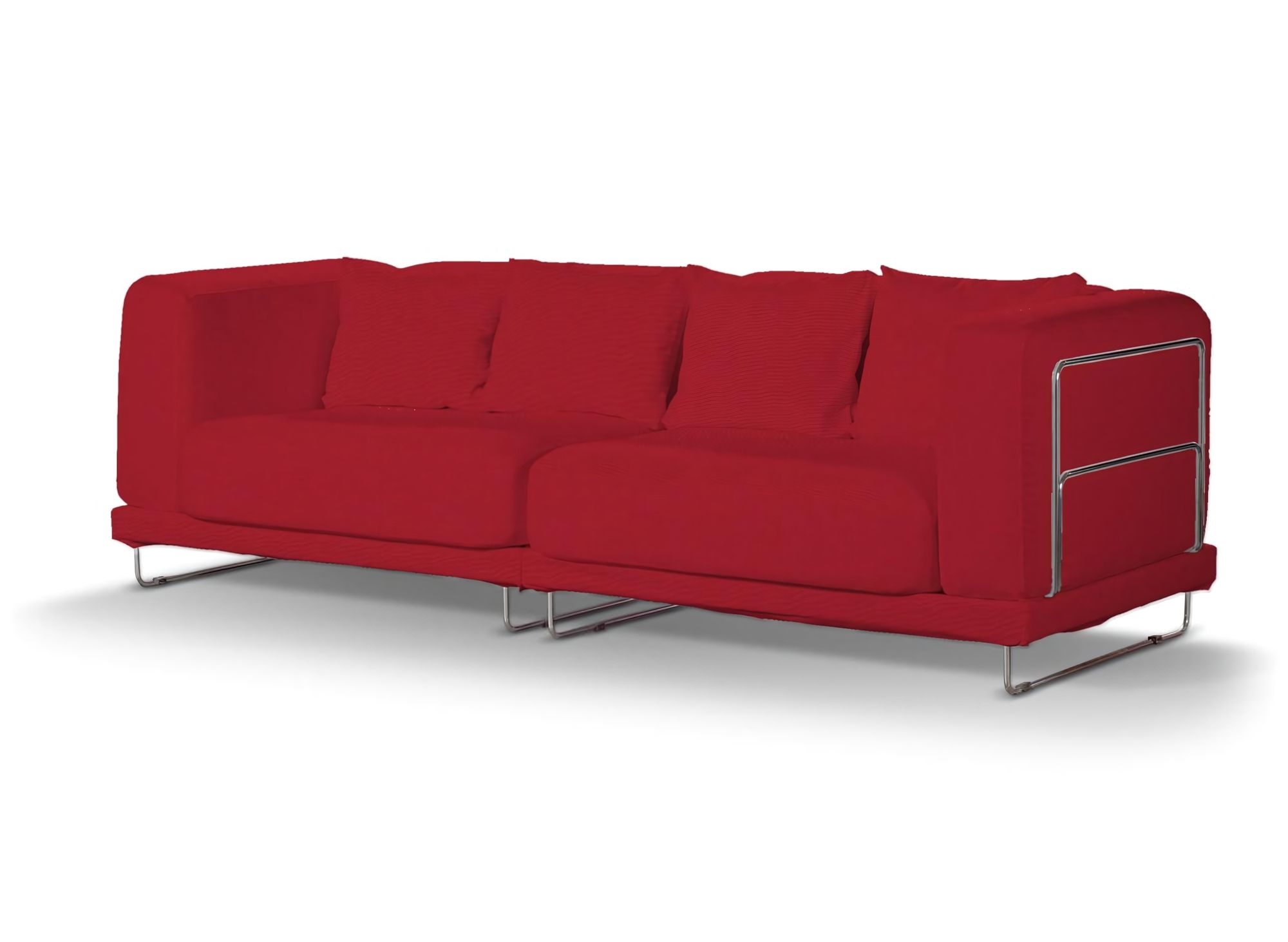 Bezug für Tylösand 3-Sitzer Sofa nicht ausklappbar Farbe rot Stoff strukturiert