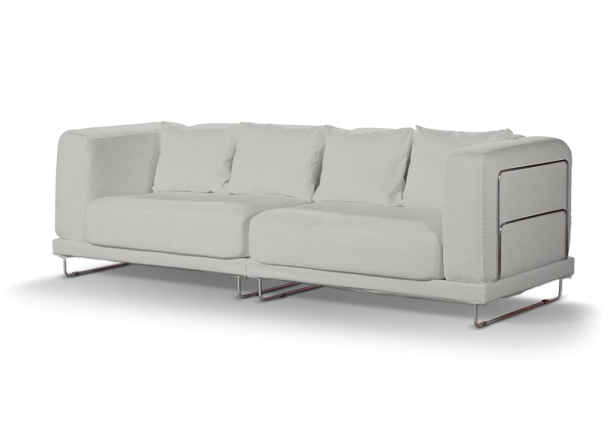 Bezug für Tylösand 3-Sitzer Sofa nicht ausklappbar Farbe grau Stoff strukturiert
