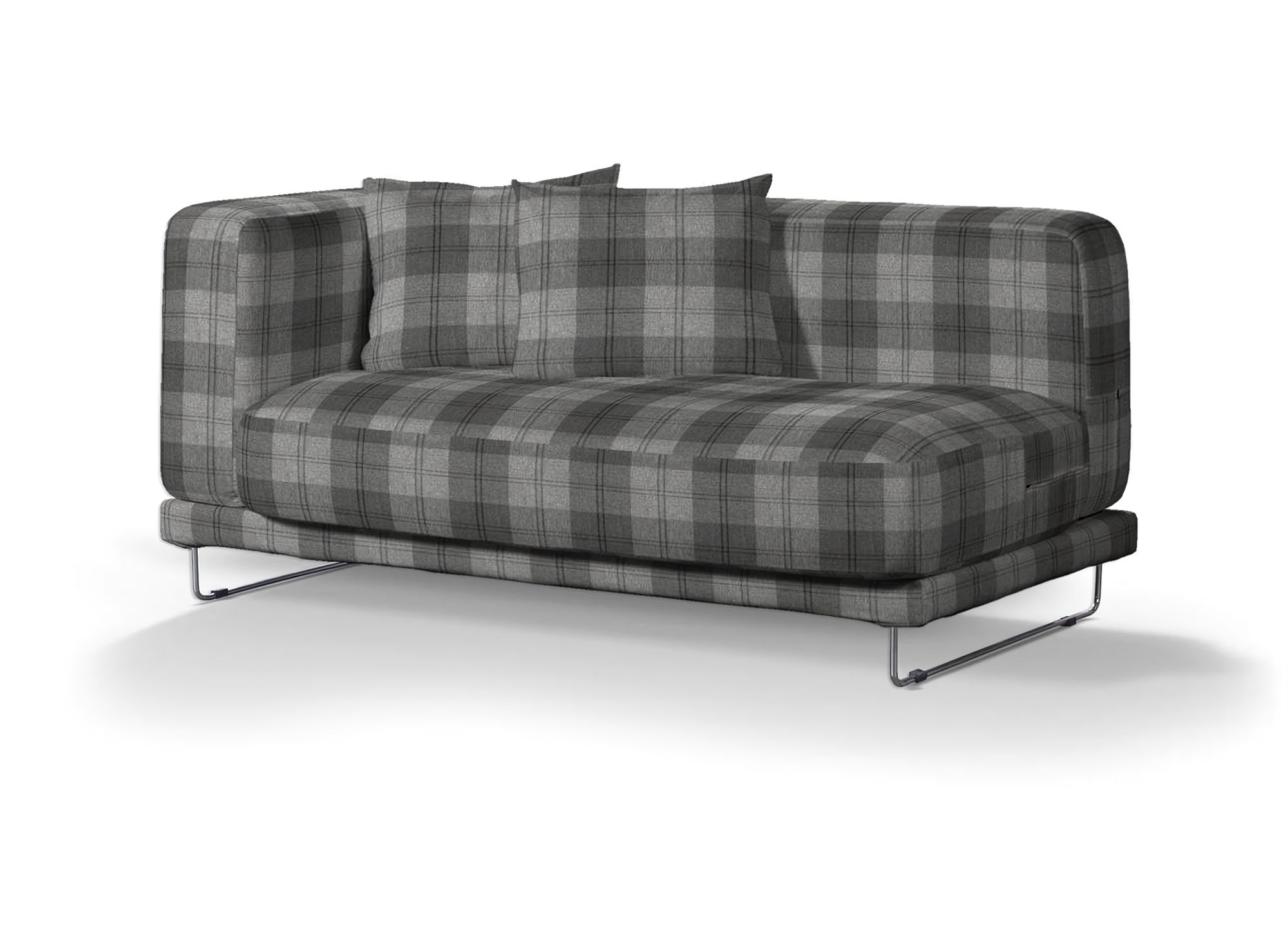 Bezug für Tylösand 2-Sitzer Sofa nicht ausklappbar Farbe grau Stoff strukturiert, gemustert