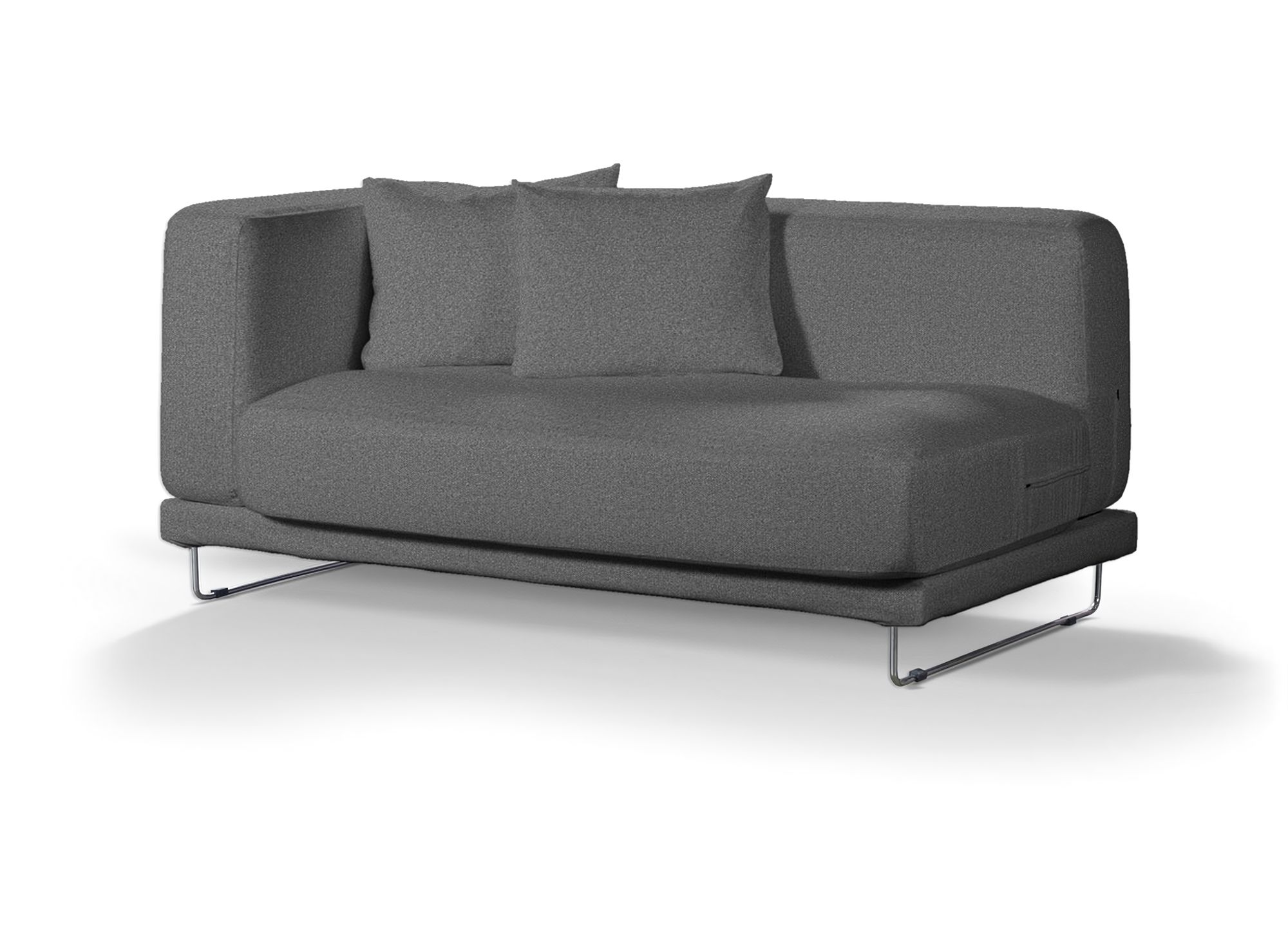 Bezug für Tylösand 2-Sitzer Sofa nicht ausklappbar Farbe grau Stoff strukturiert
