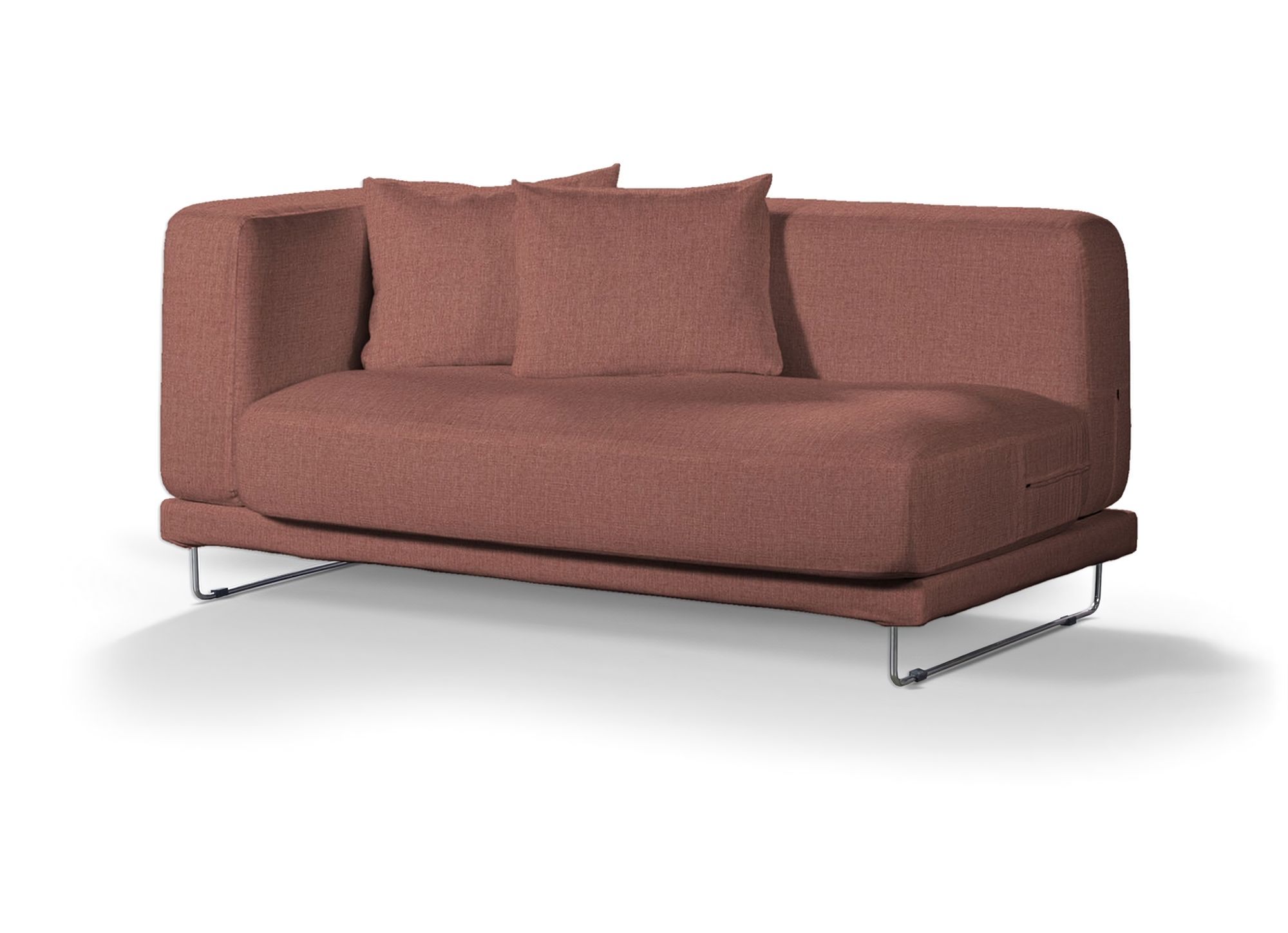 Bezug für Tylösand 2-Sitzer Sofa nicht ausklappbar Farbe braun Stoff strukturiert