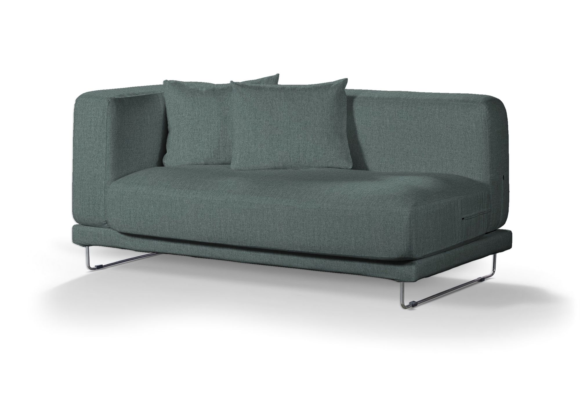 Bezug für Tylösand 2-Sitzer Sofa nicht ausklappbar Farbe blau Stoff strukturiert