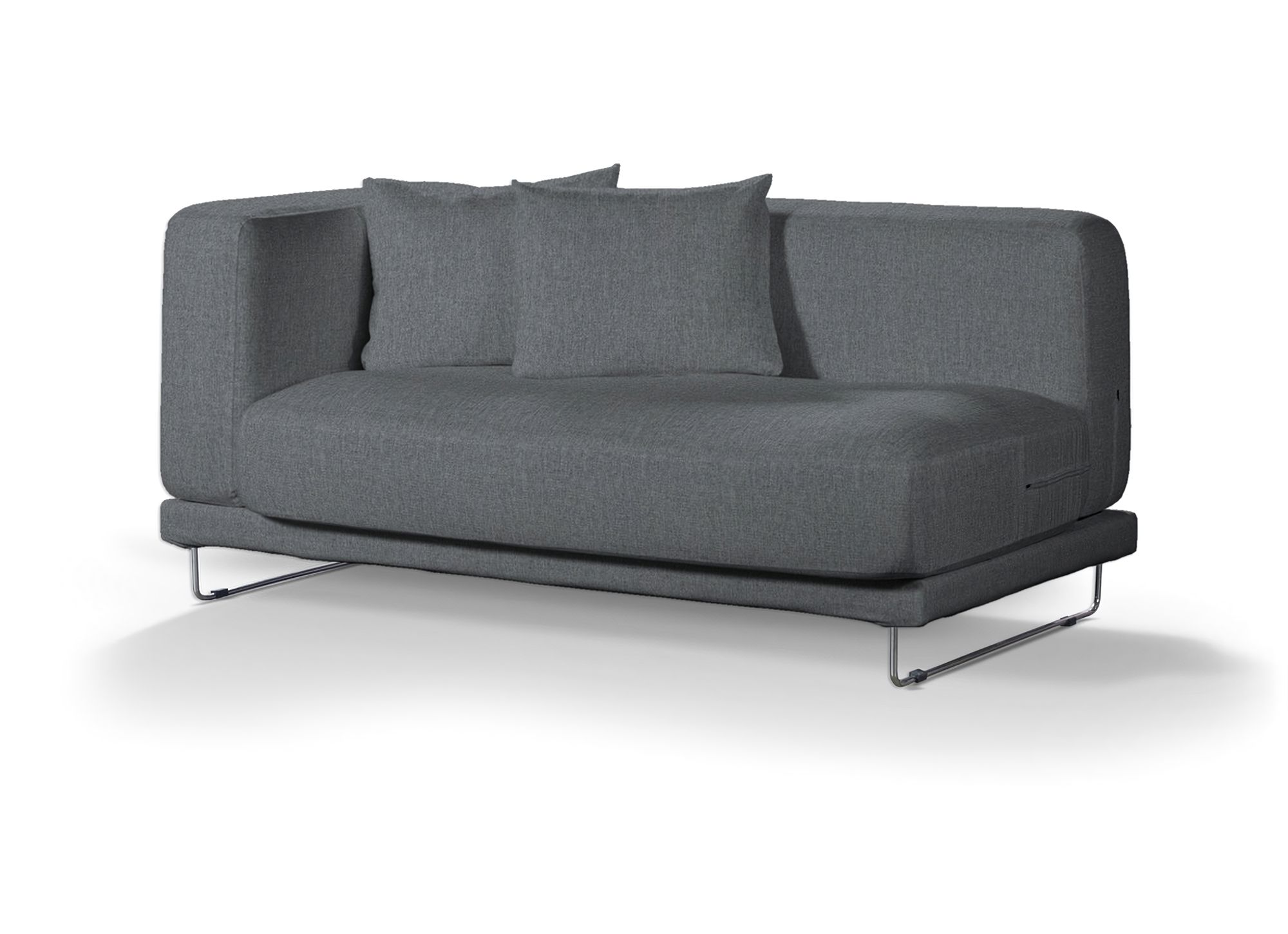 Bezug für Tylösand 2-Sitzer Sofa nicht ausklappbar Farbe grau Stoff strukturiert