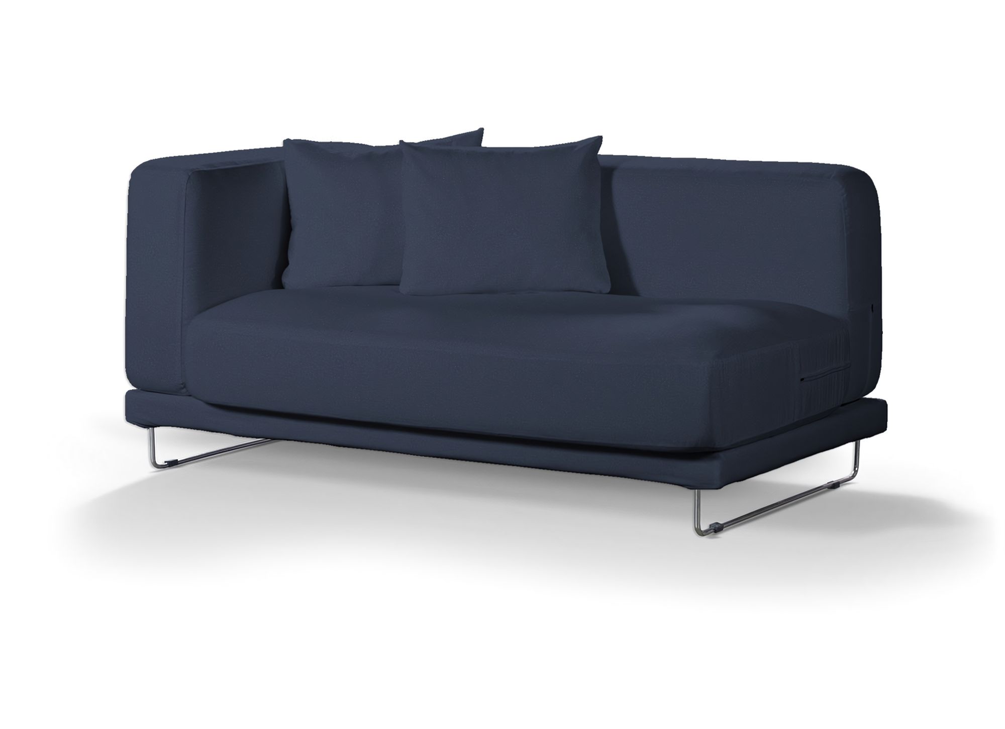 Bezug für Tylösand 2-Sitzer Sofa nicht ausklappbar Farbe dunkelblau Stoff samt
