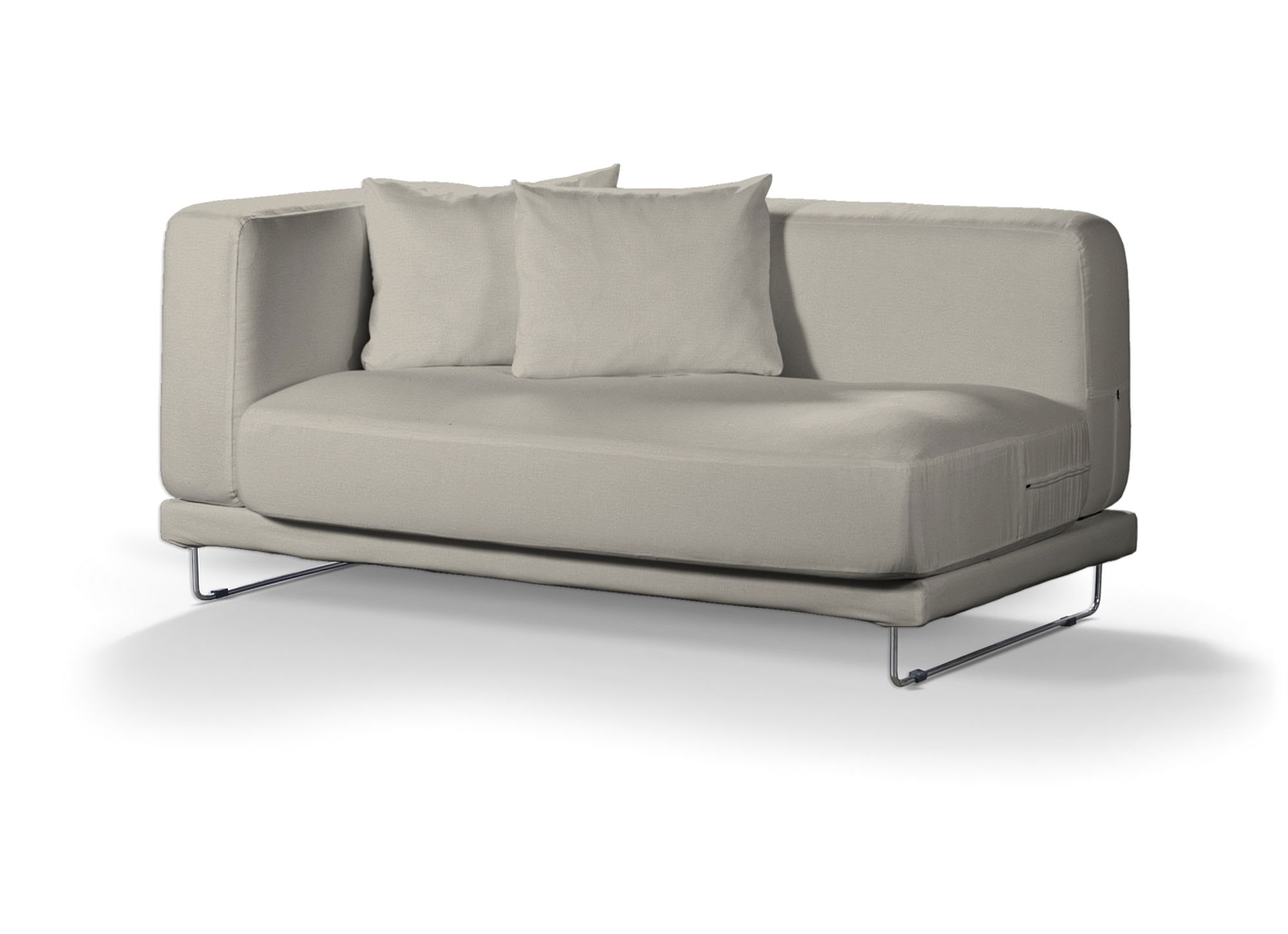 Bezug für Tylösand 2-Sitzer Sofa nicht ausklappbar Farbe grau Stoff samt
