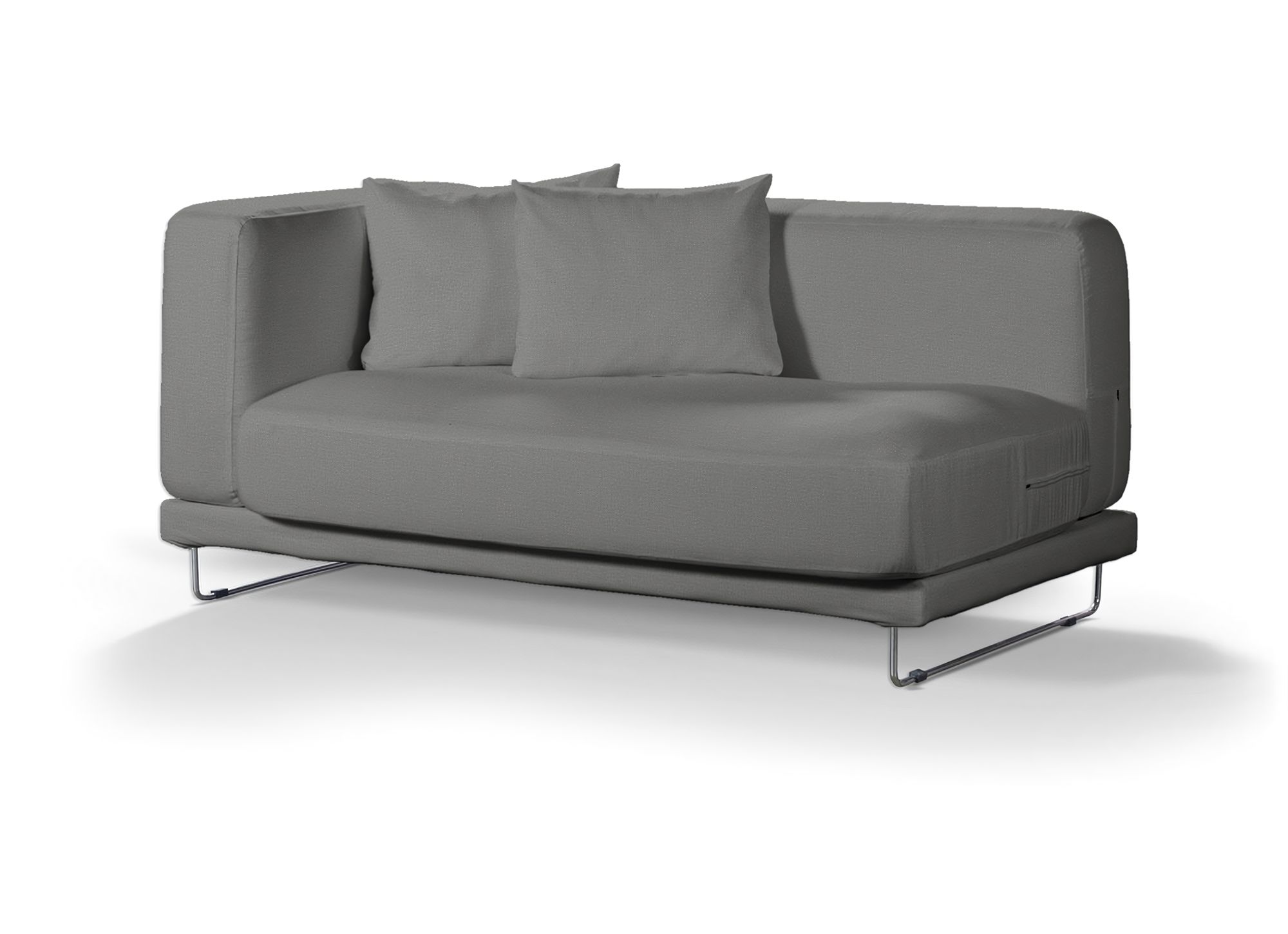 Bezug für Tylösand 2-Sitzer Sofa nicht ausklappbar Farbe grau Stoff samt