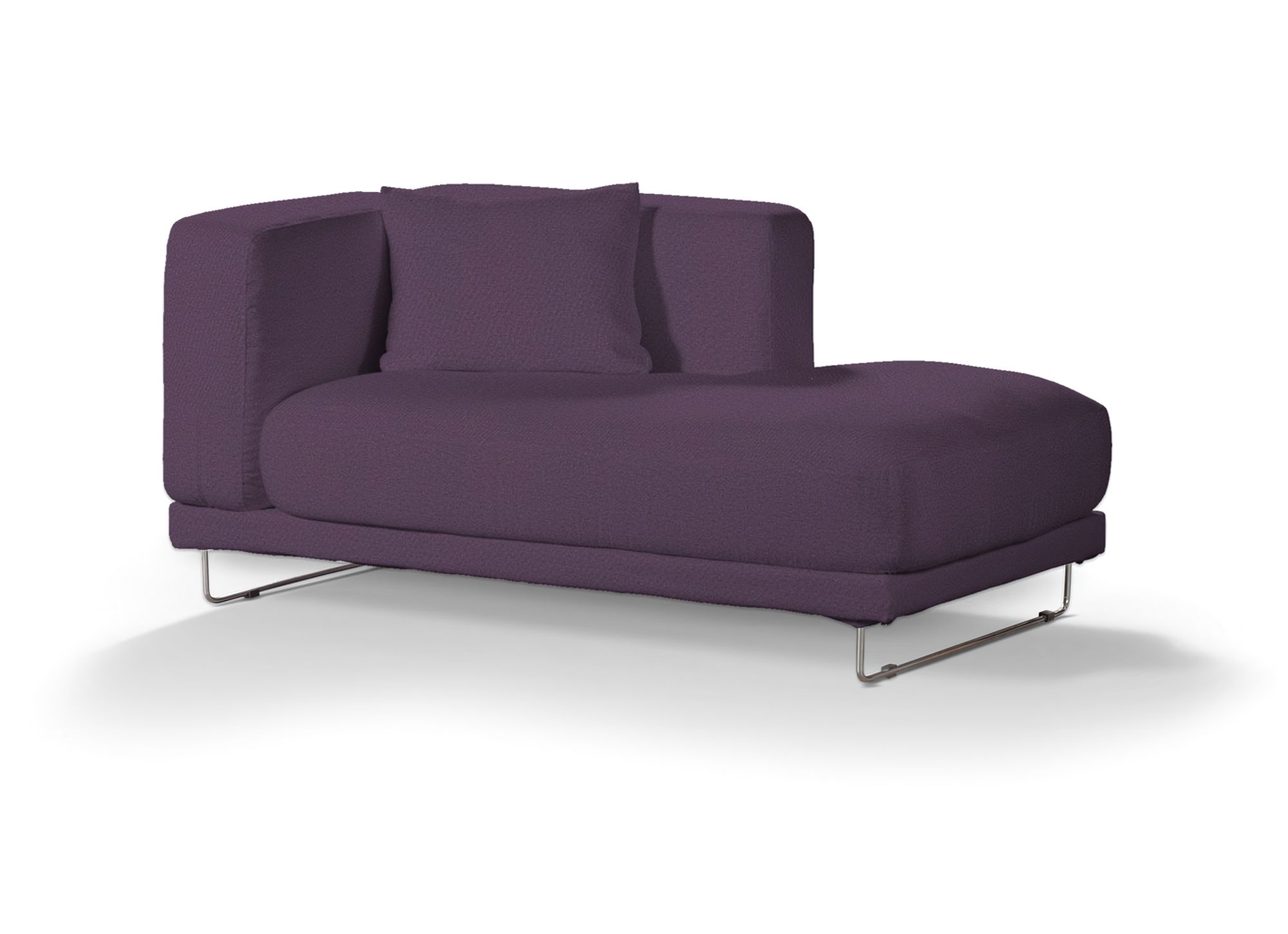 Tylösand Recamiere rechts Sofabezug Farbe violett Stoff strukturiert
