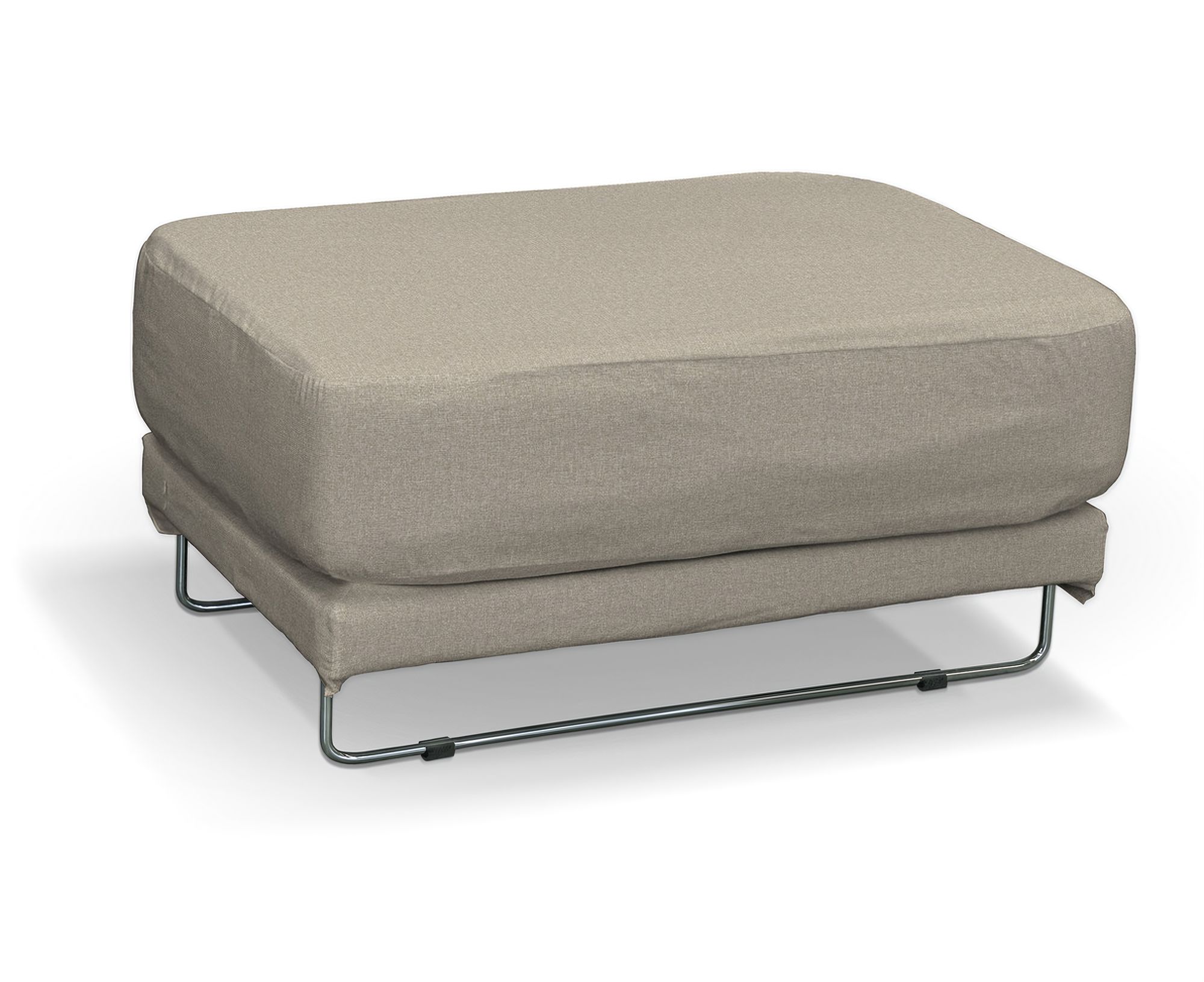 Bezug für Tylösand Hocker Farbe beige Stoff strukturiert