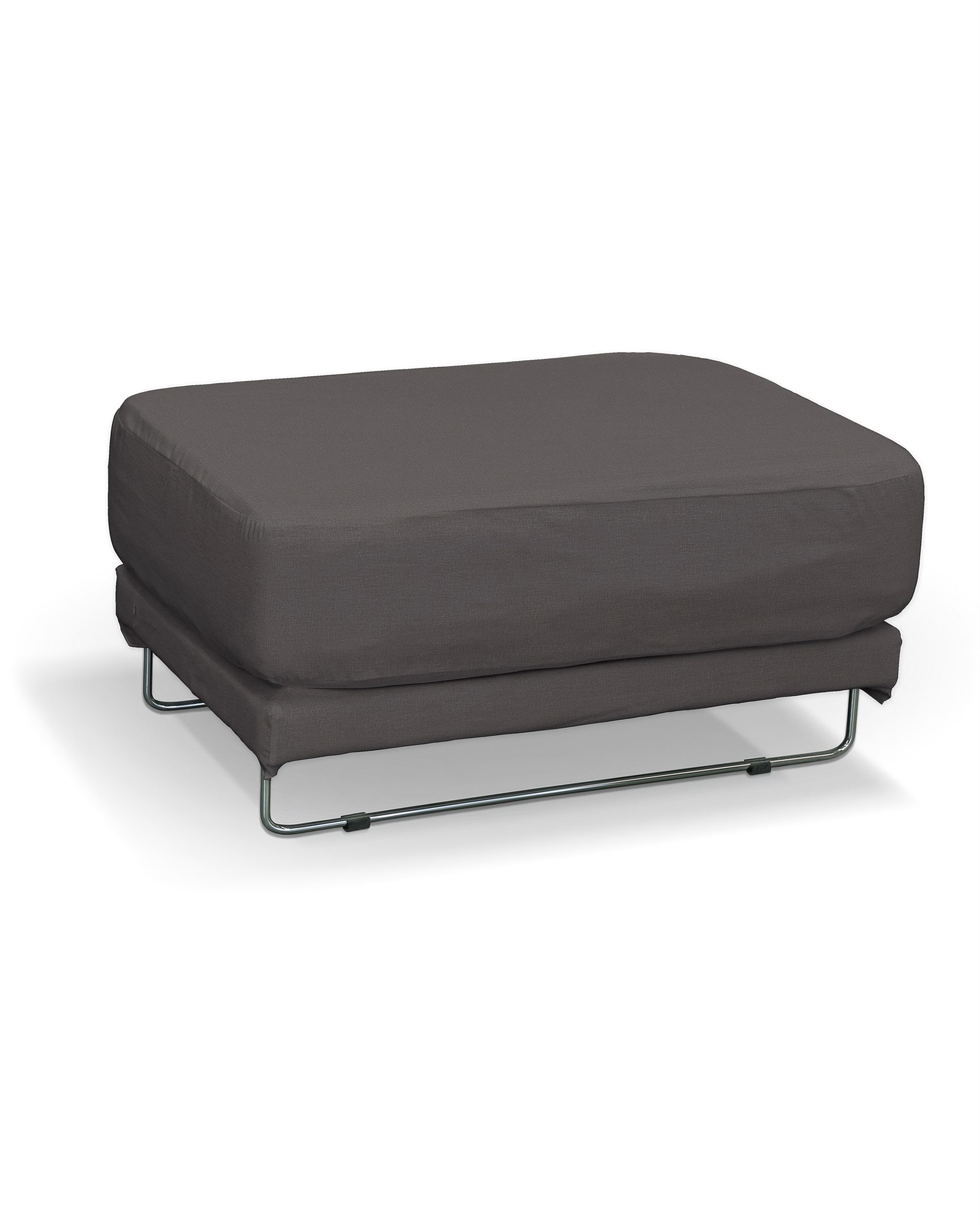 Bezug für Tylösand Hocker Farbe braun Stoff samt
