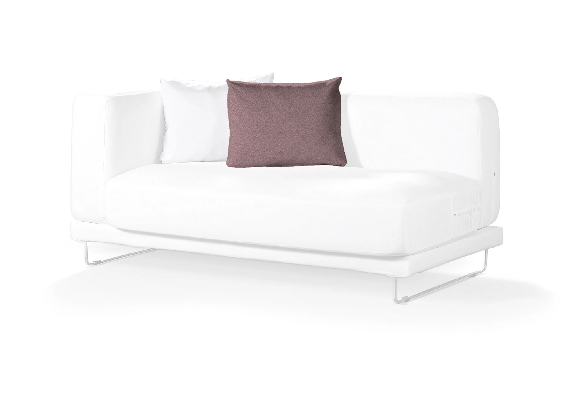 Kissenhülle für ein Kissen Tylösand 1 Stck. Farbe rosa Stoff strukturiert (hover)