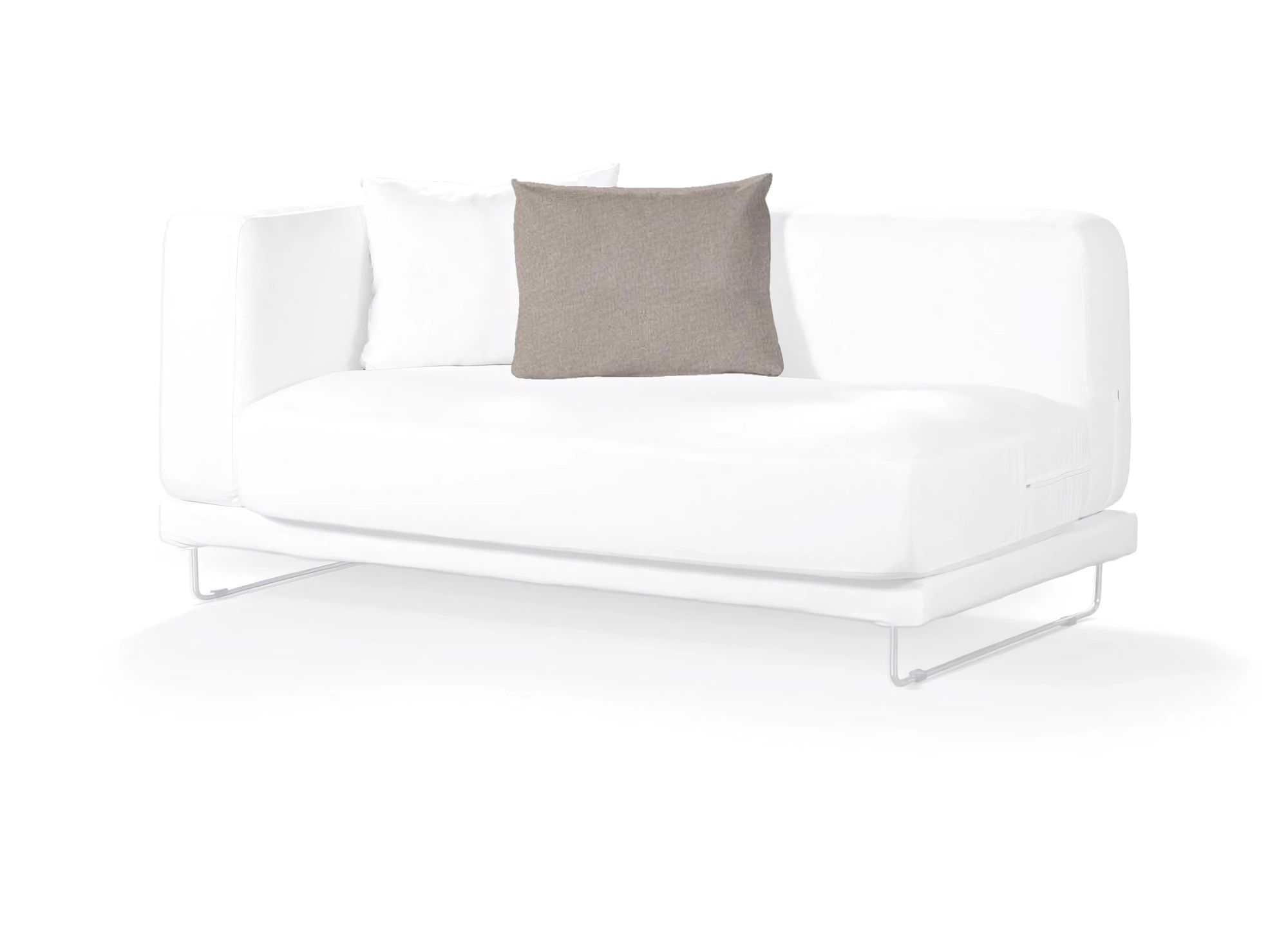Kissenhülle für ein Kissen Tylösand 1 Stck. Farbe beige Stoff strukturiert (hover)