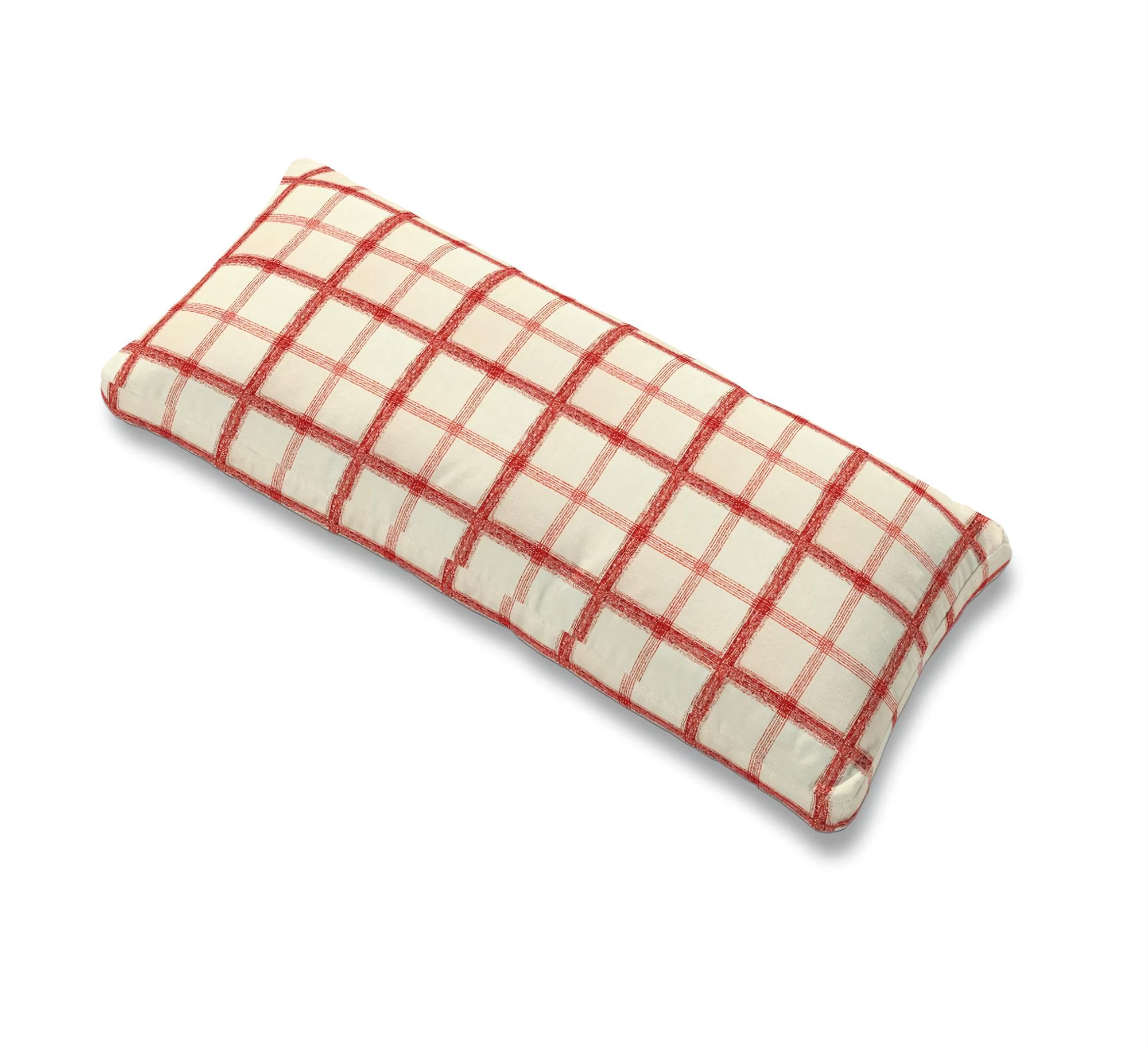 Kissenbezug Karlstad 67x30cm Farbe rot Stoff gemustert
