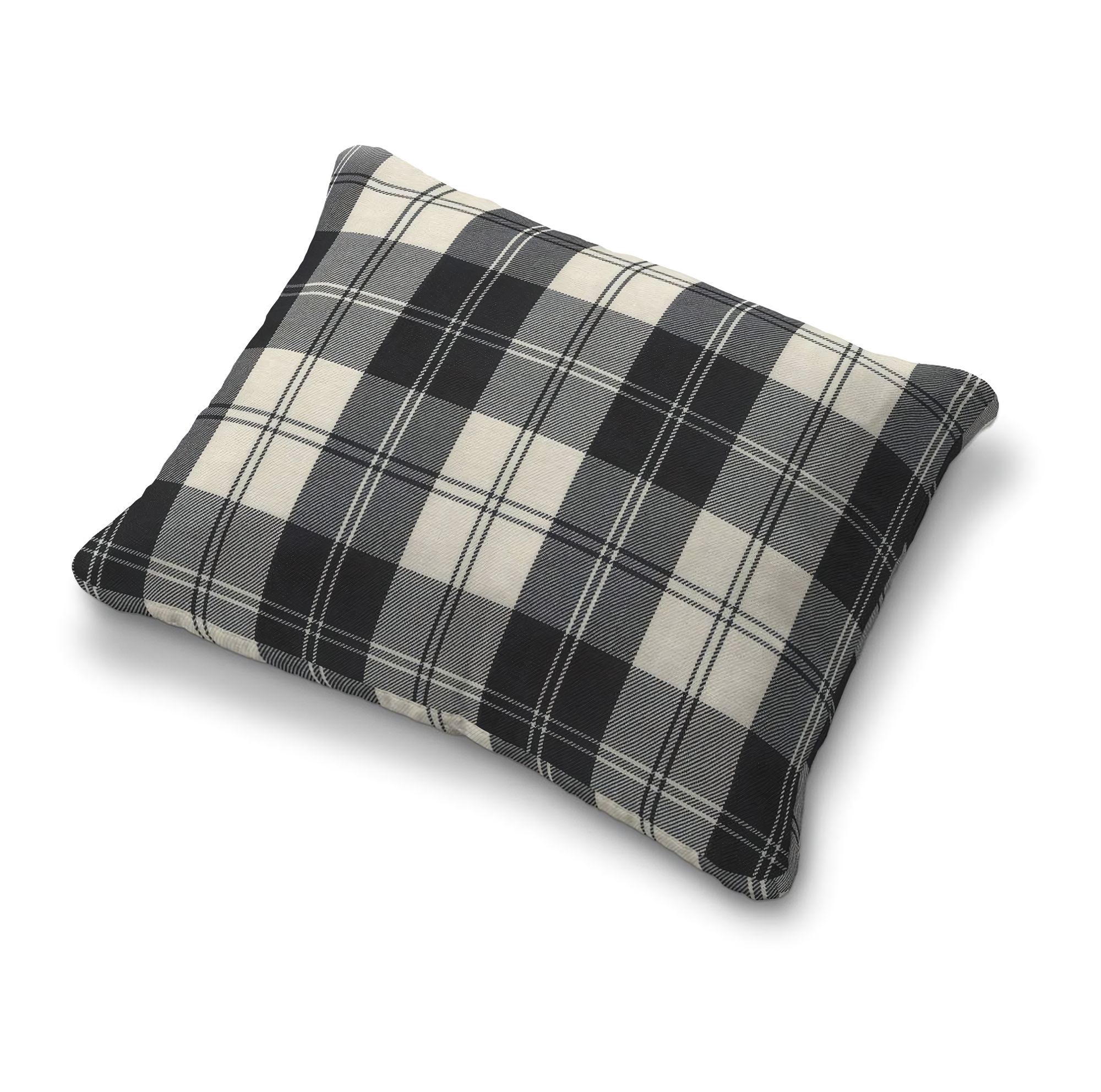 Kissenbezug Karlstad 58x48cm Farbe schwarz Stoff strukturiert, gemustert
