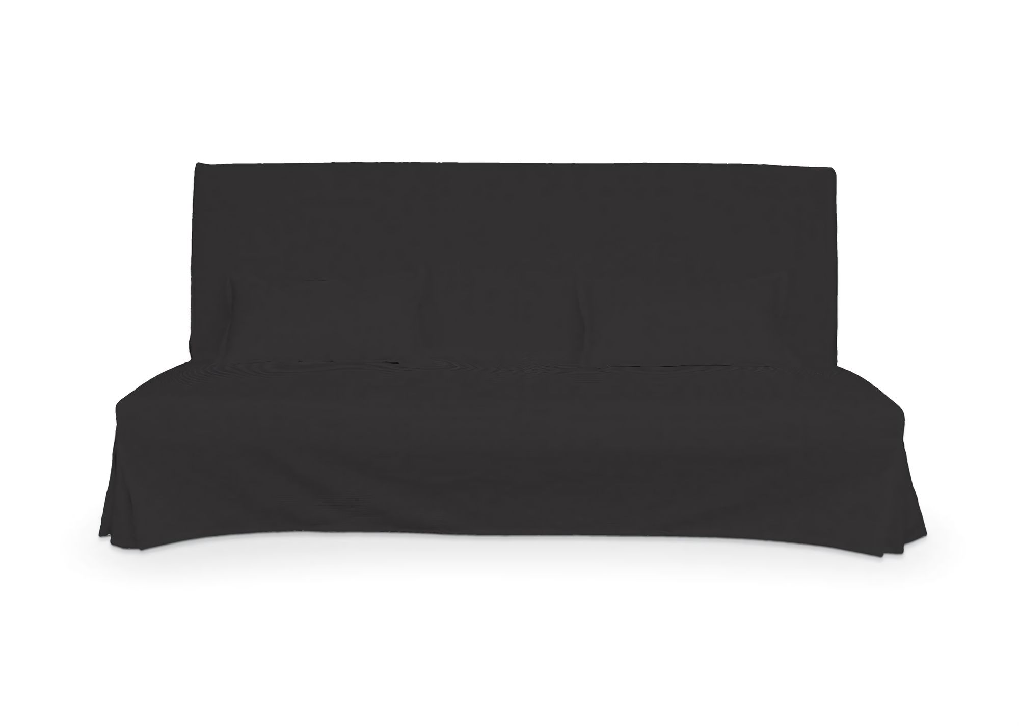 Bezug für Beddinge Sofa, lang mit zwei Kissenhüllen Farbe grau