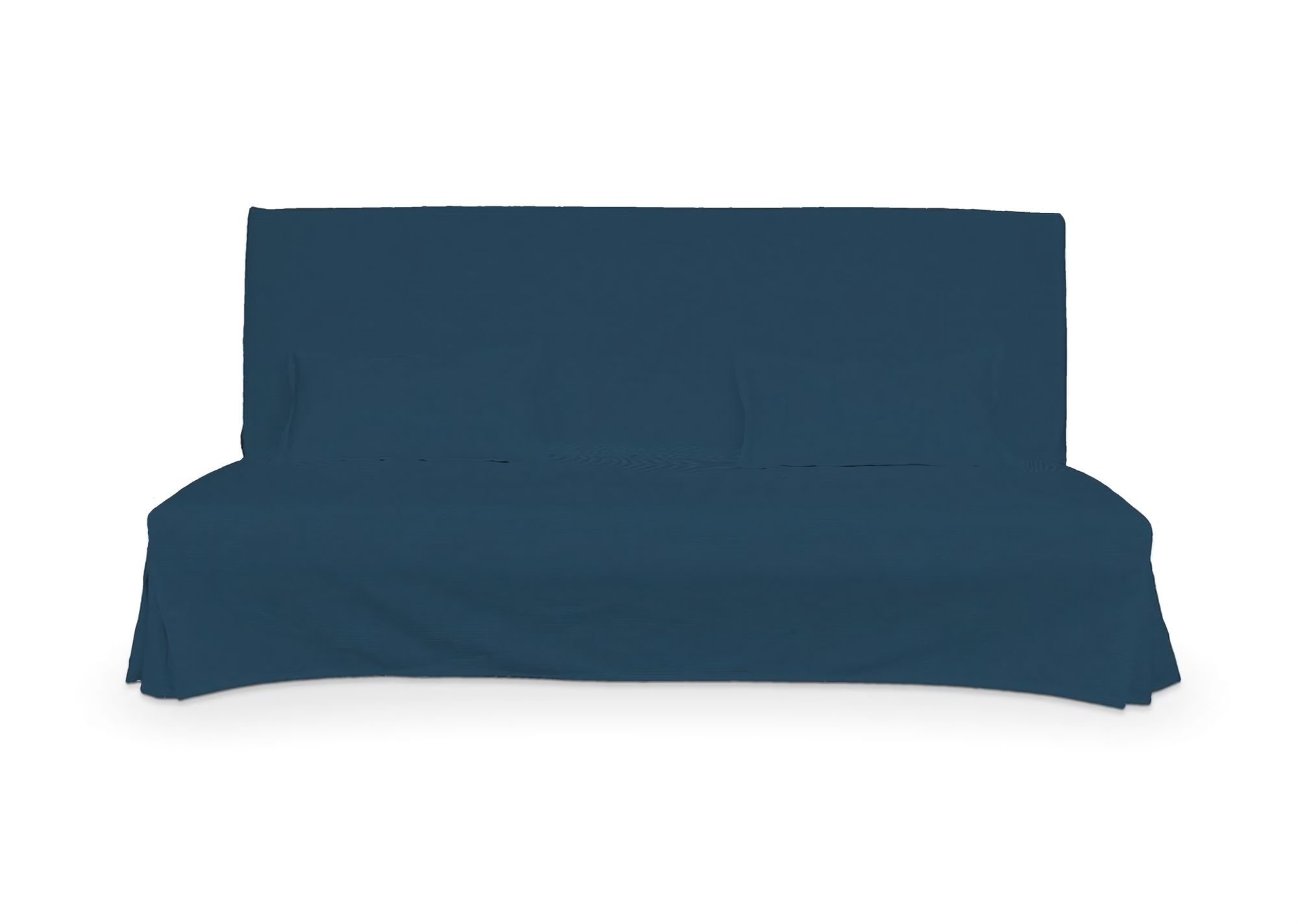 Bezug für Beddinge Sofa, lang mit zwei Kissenhüllen Farbe dunkelblau