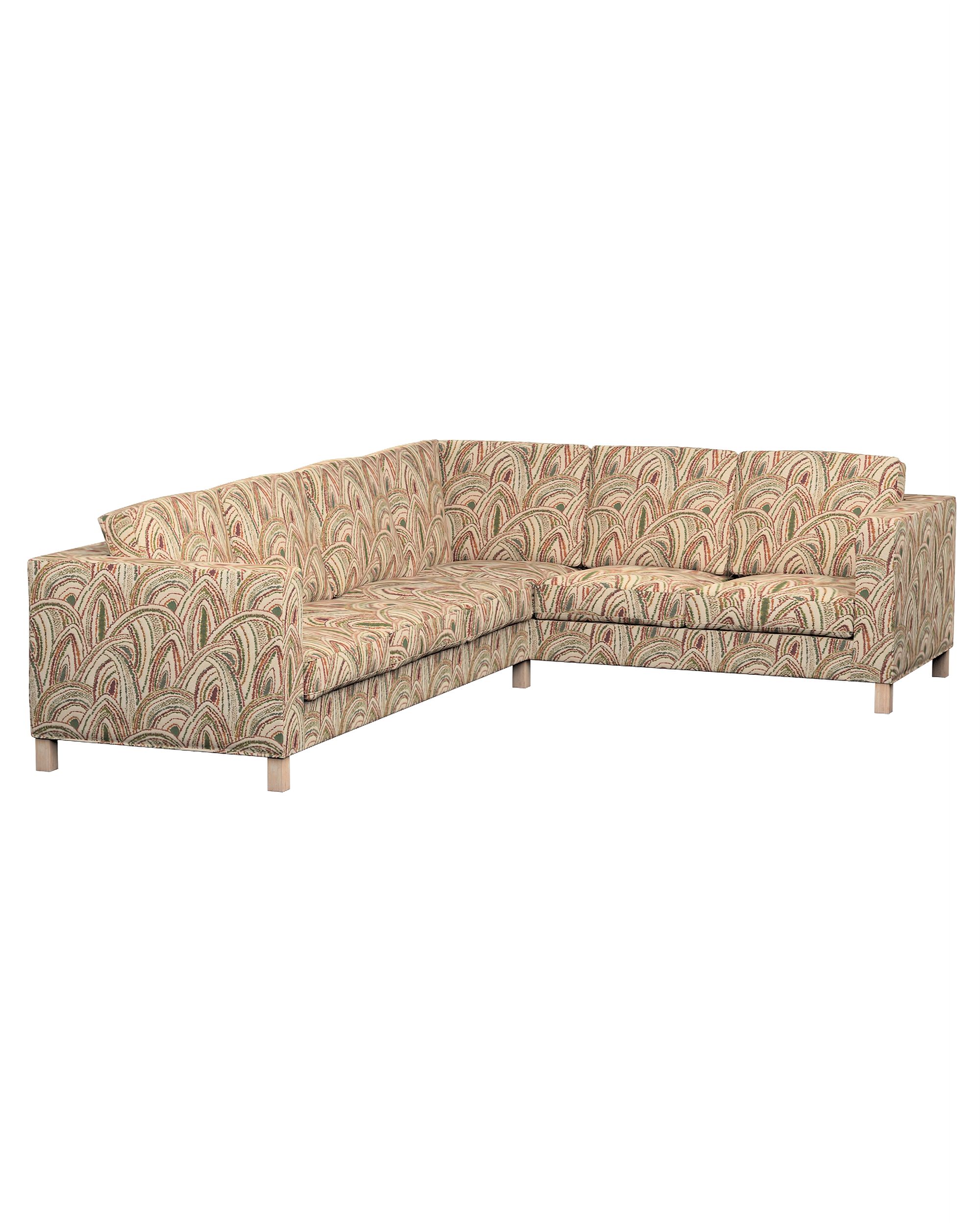 Bezug für Karlanda Sofa Ecke links Farbe bunt Stoff strukturiert, gemustert