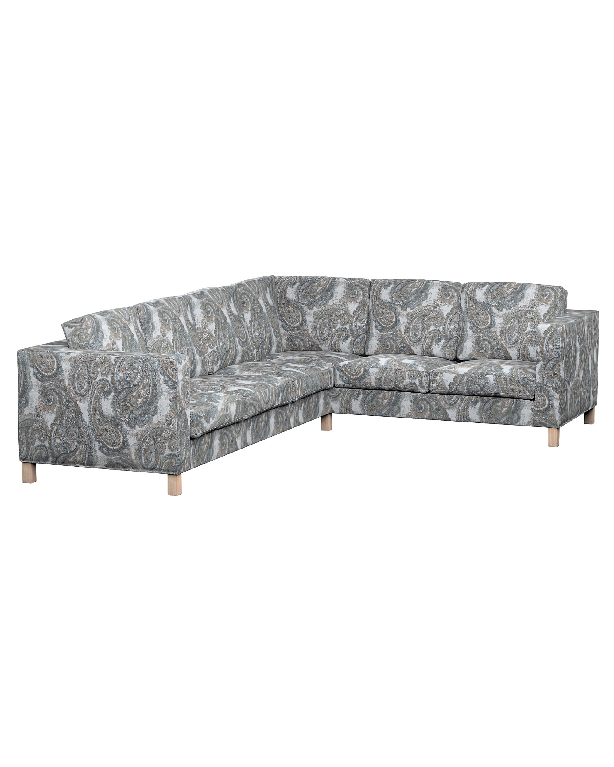 Bezug für Karlanda Sofa Ecke links Farbe bunt Stoff strukturiert, gemustert