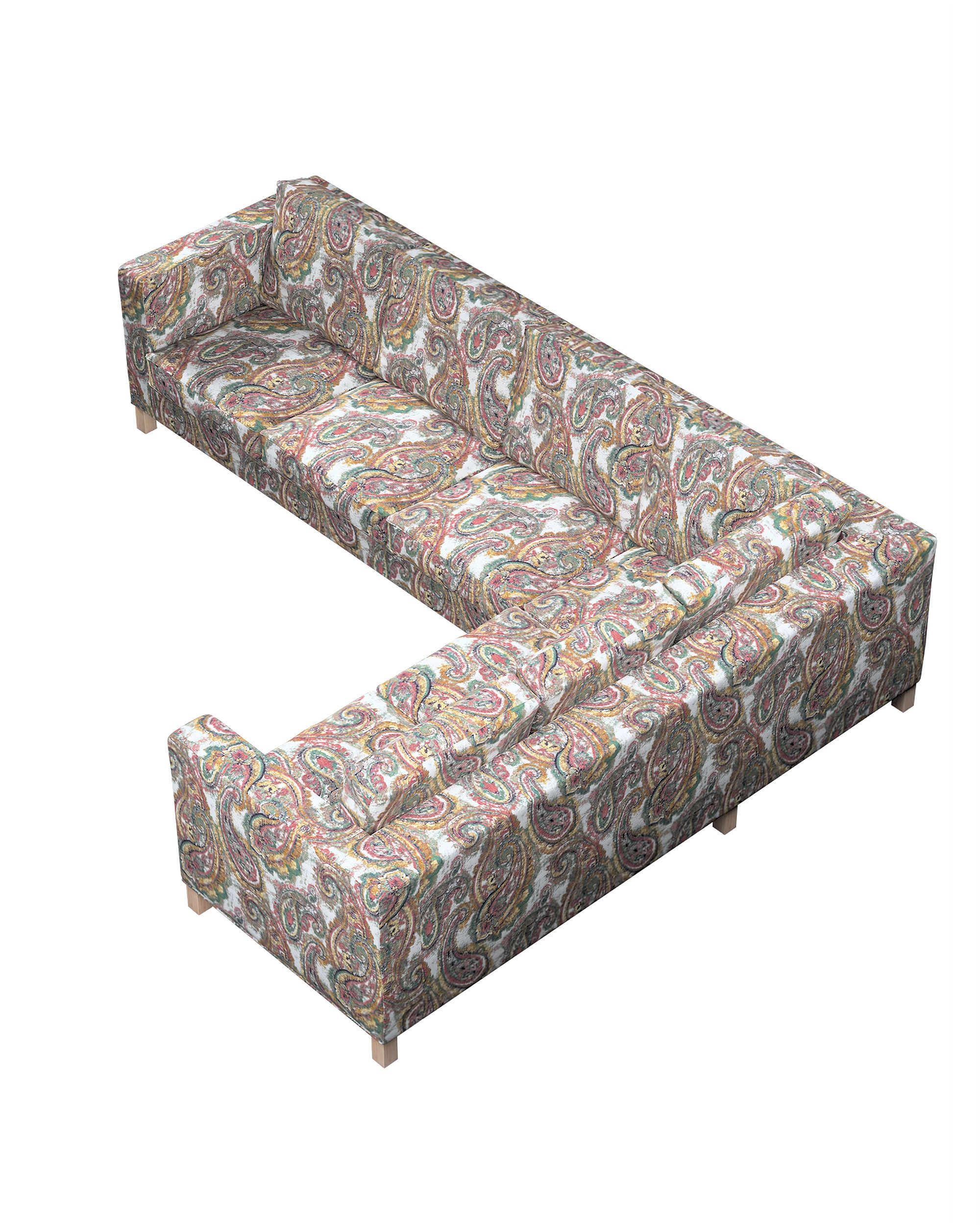 Bezug für Karlanda Sofa Ecke links Farbe bunt Stoff strukturiert, gemustert (hover)
