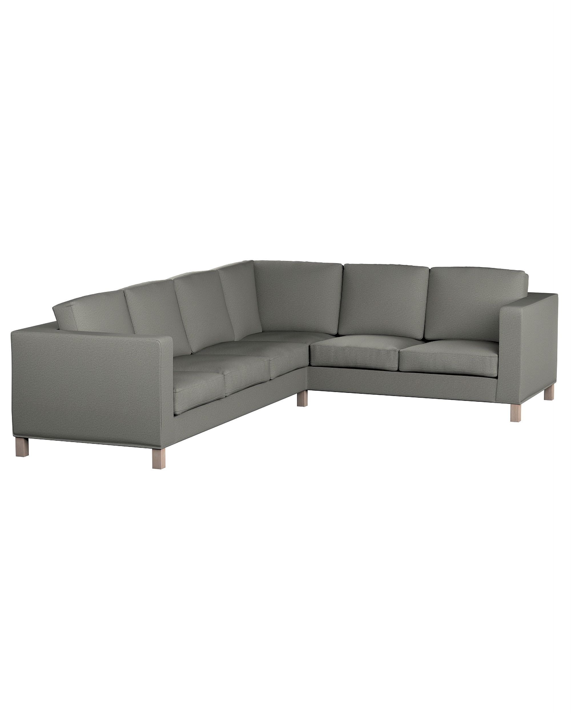 Bezug für Karlanda Sofa Ecke links Farbe grau Stoff strukturiert