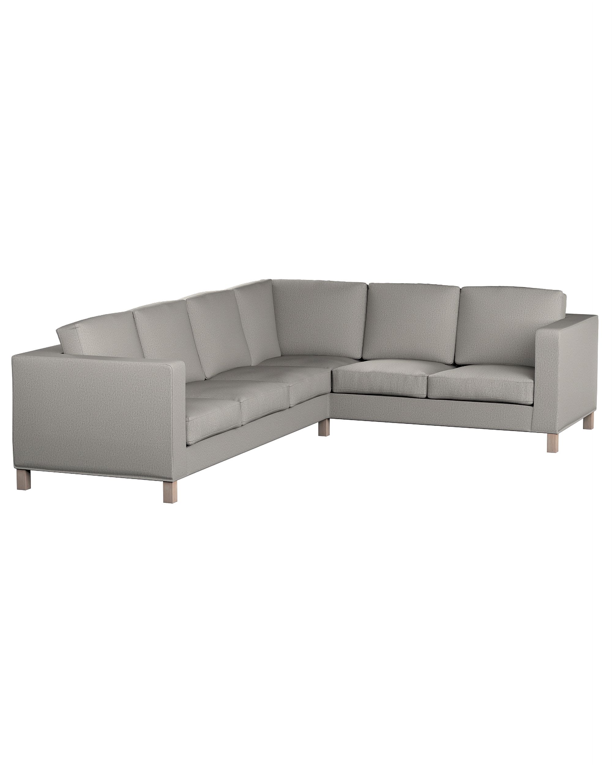 Bezug für Karlanda Sofa Ecke links Farbe grau Stoff strukturiert
