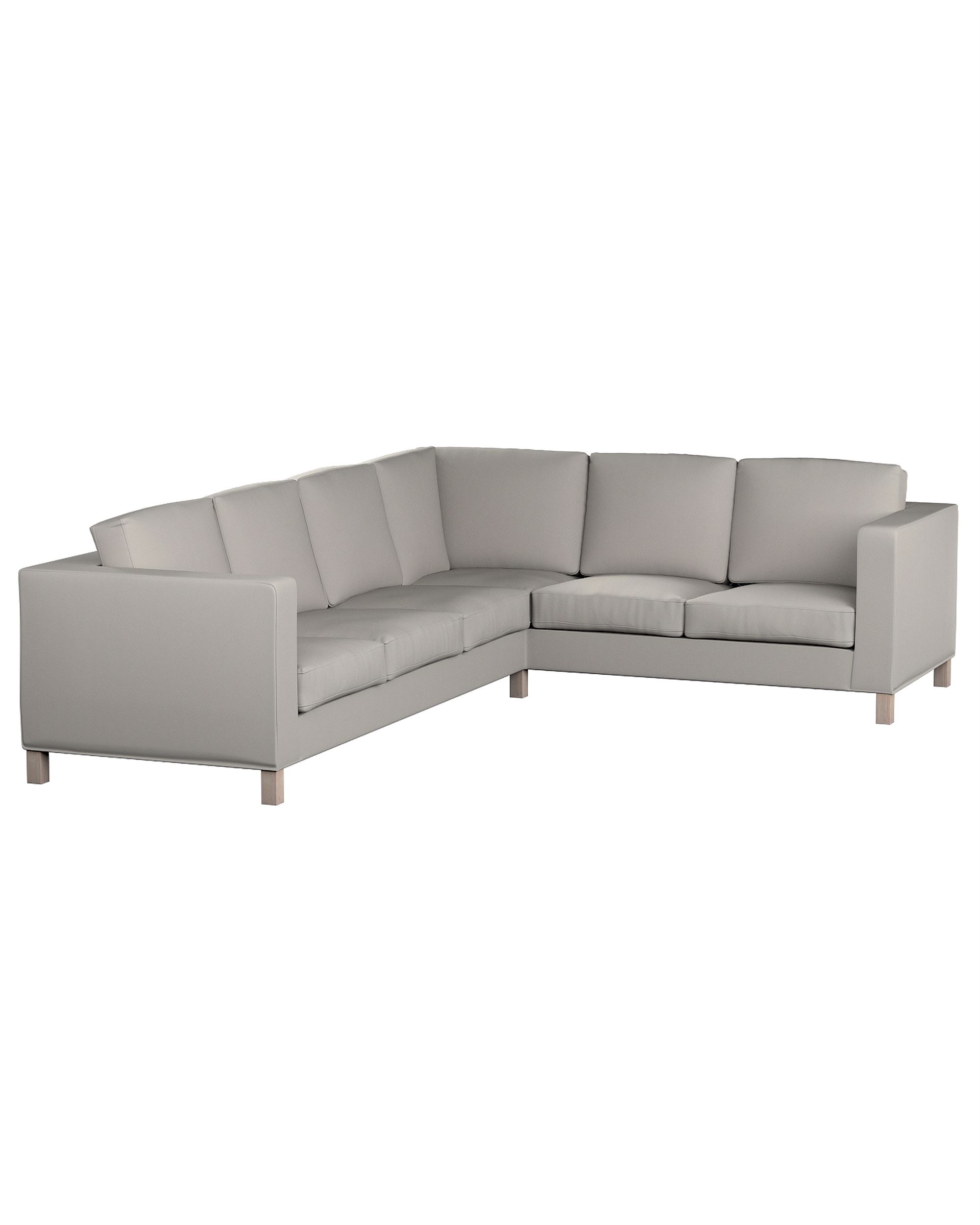 Bezug für Karlanda Sofa Ecke links Farbe grau Stoff strukturiert