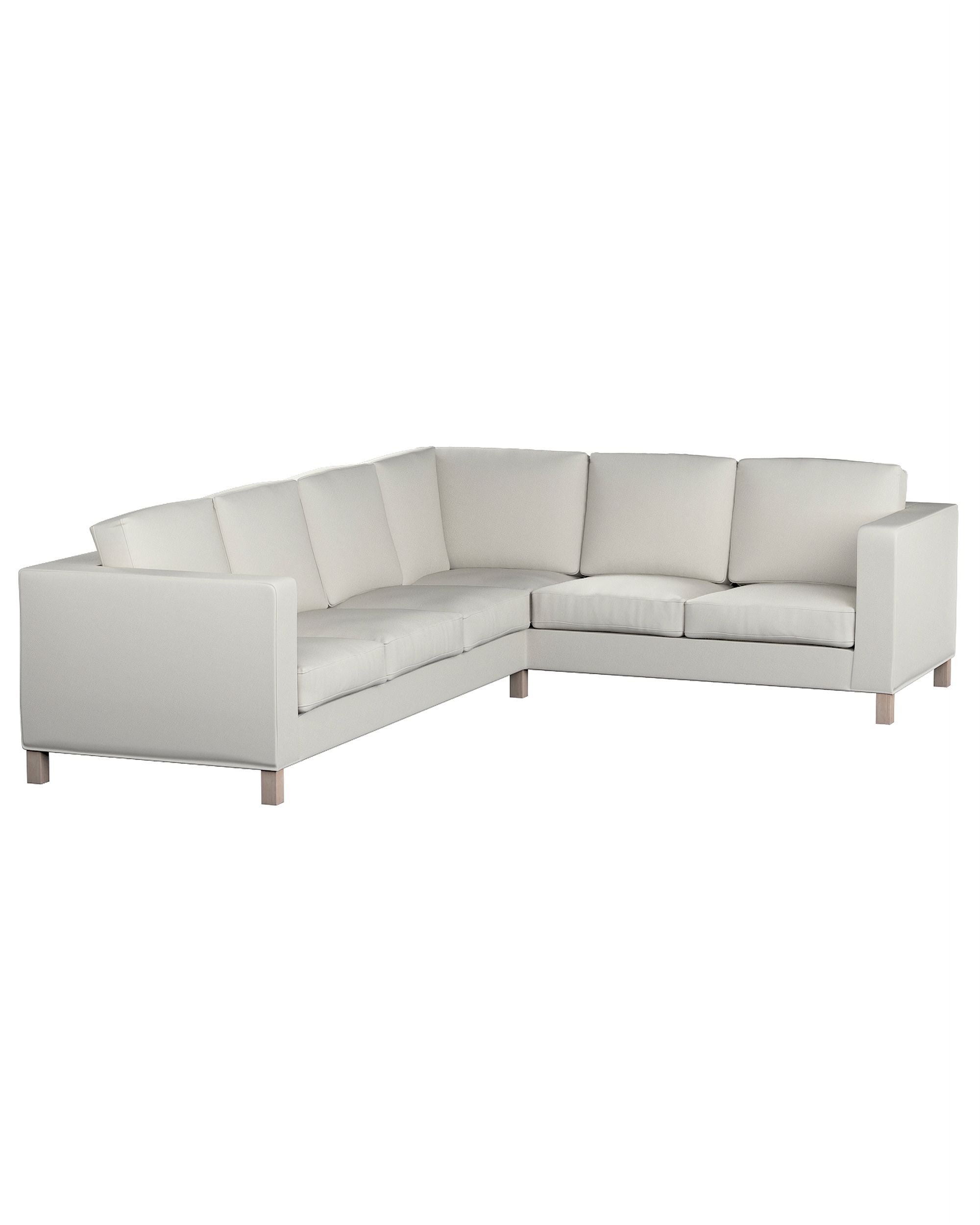 Bezug für Karlanda Sofa Ecke links Farbe grau Stoff strukturiert