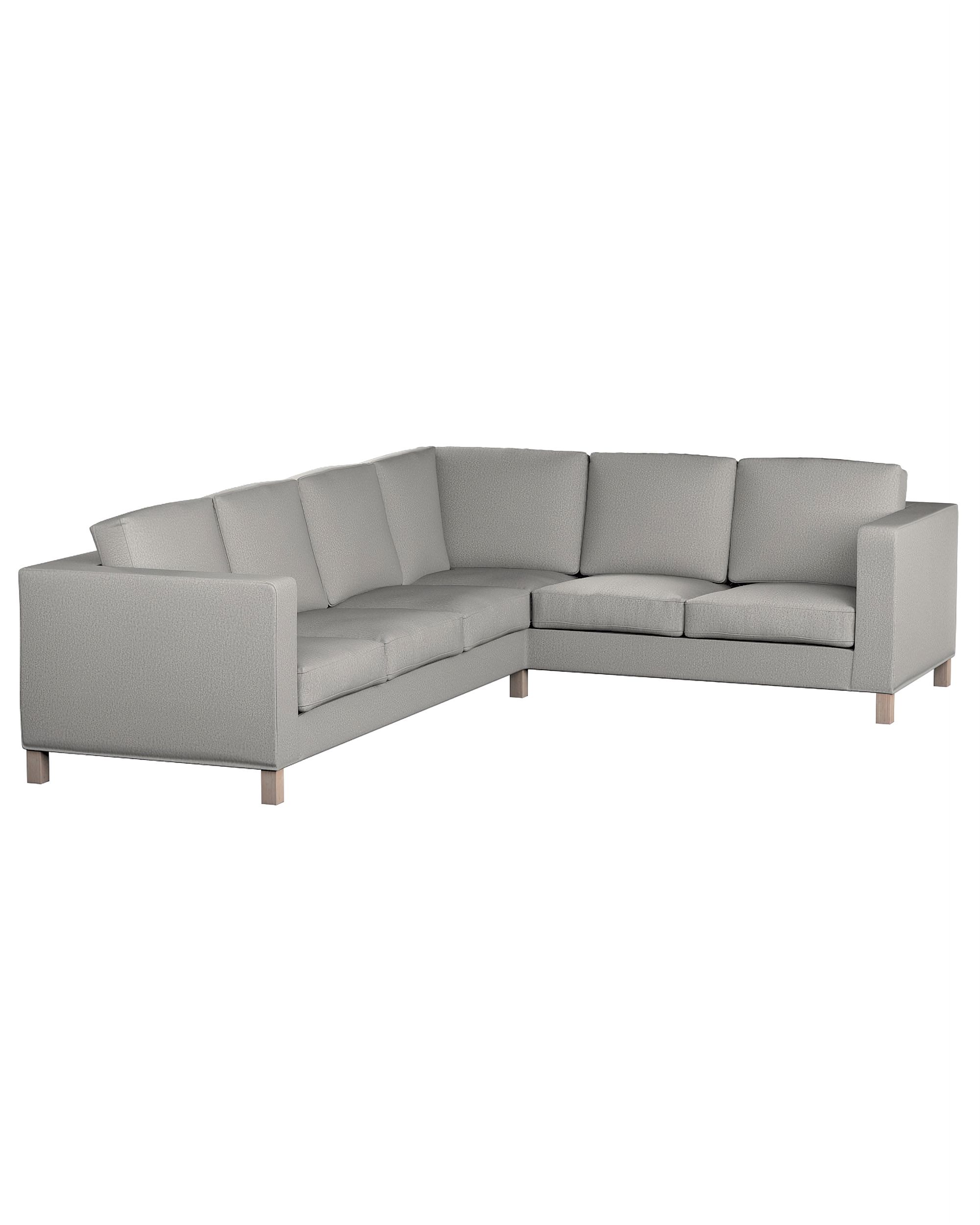 Bezug für Karlanda Sofa Ecke links Farbe grau Stoff strukturiert