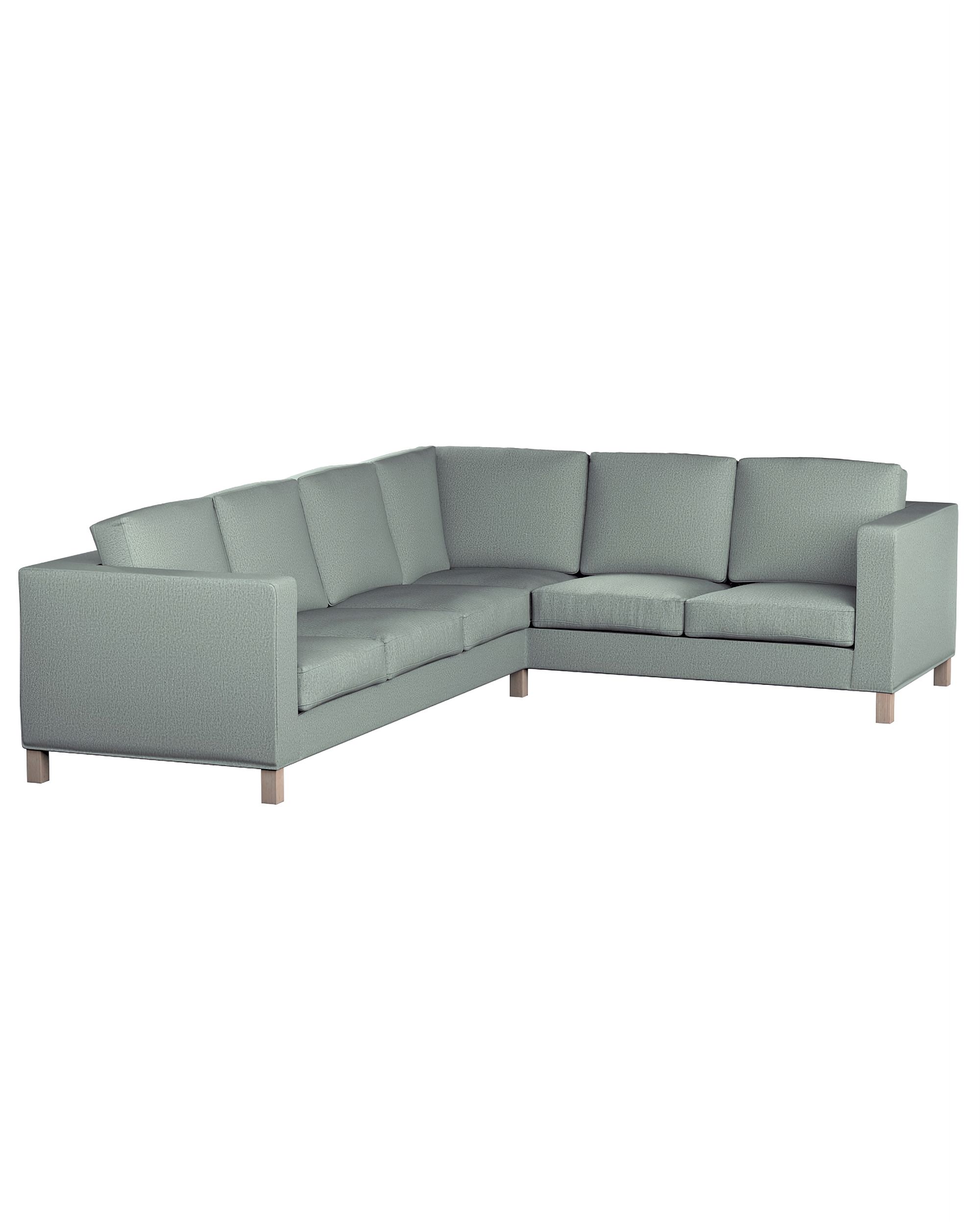 Bezug für Karlanda Sofa Ecke links Farbe grün Stoff strukturiert