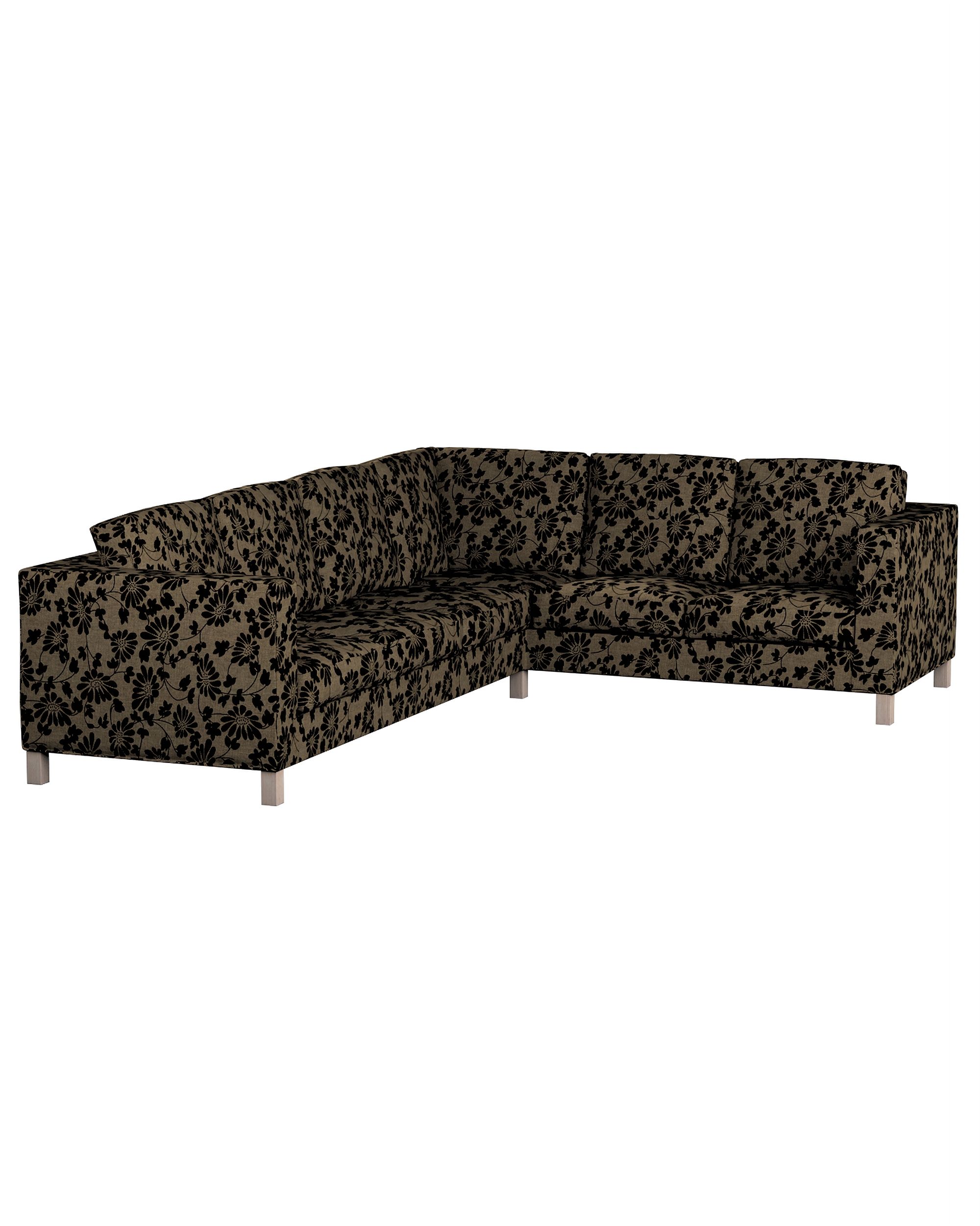 Bezug für Karlanda Sofa Ecke links Farbe beige Stoff strukturiert, gemustert