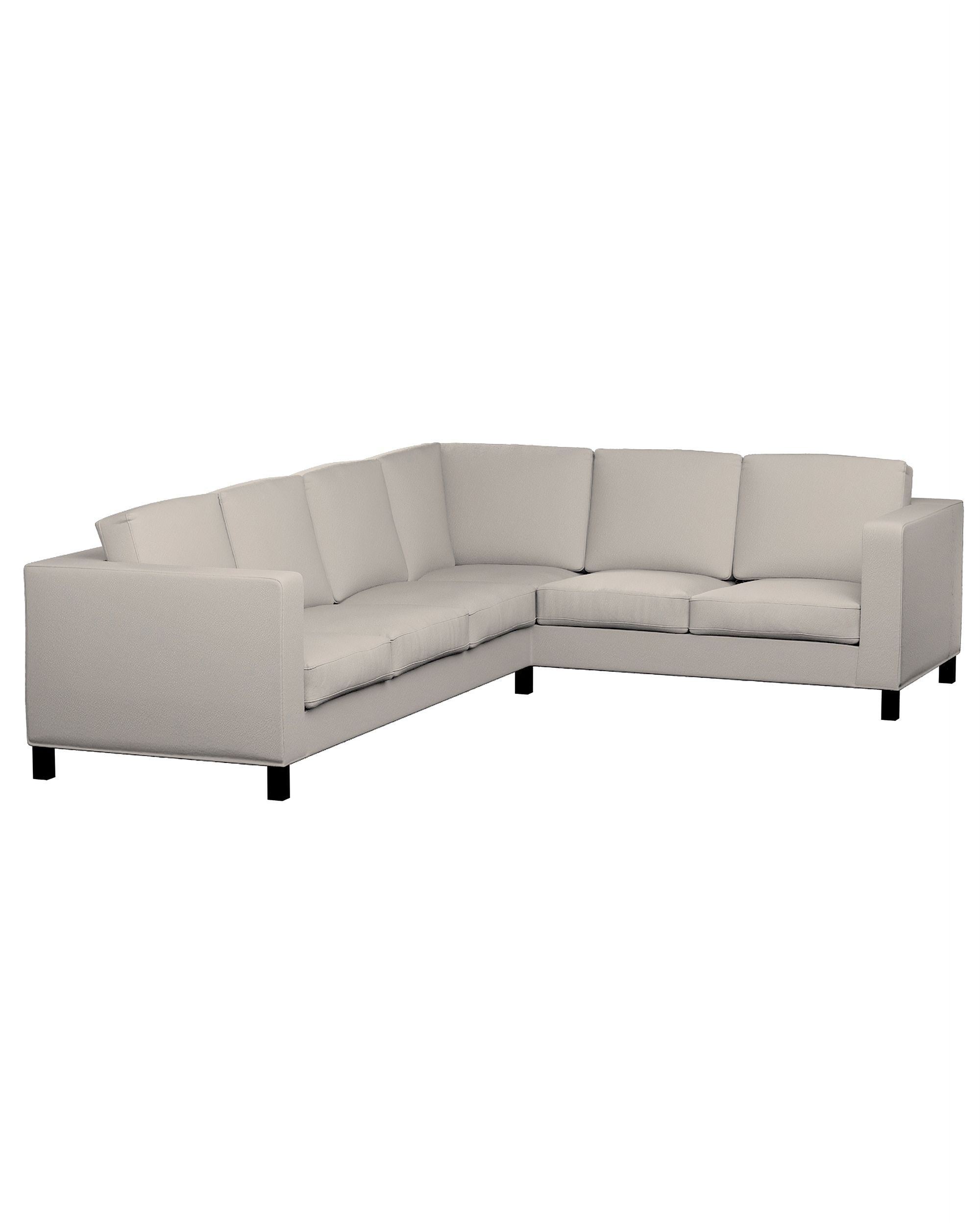 Bezug für Karlanda Sofa Ecke links Farbe beige Stoff strukturiert