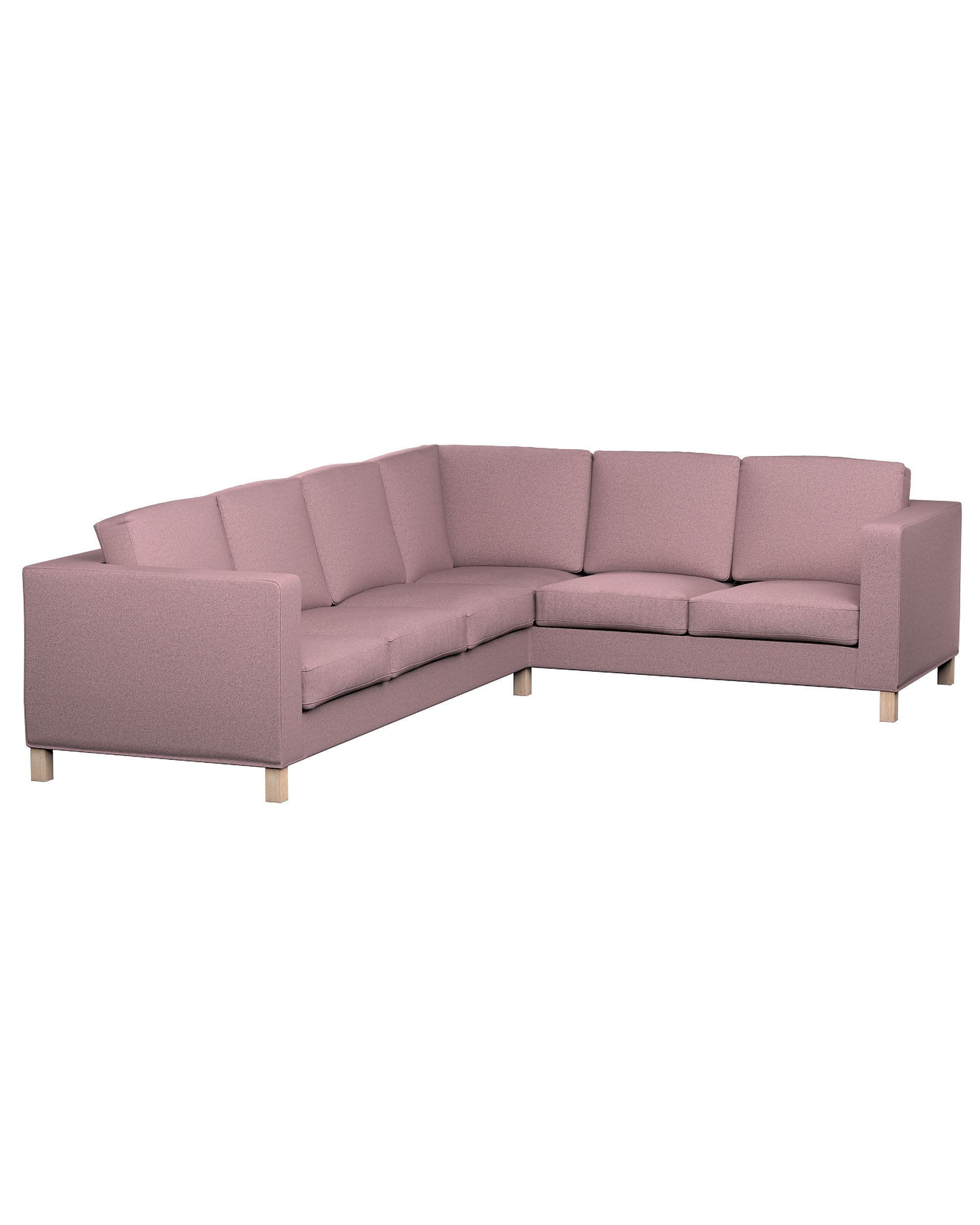 Bezug für Karlanda Sofa Ecke links Farbe rosa Stoff strukturiert