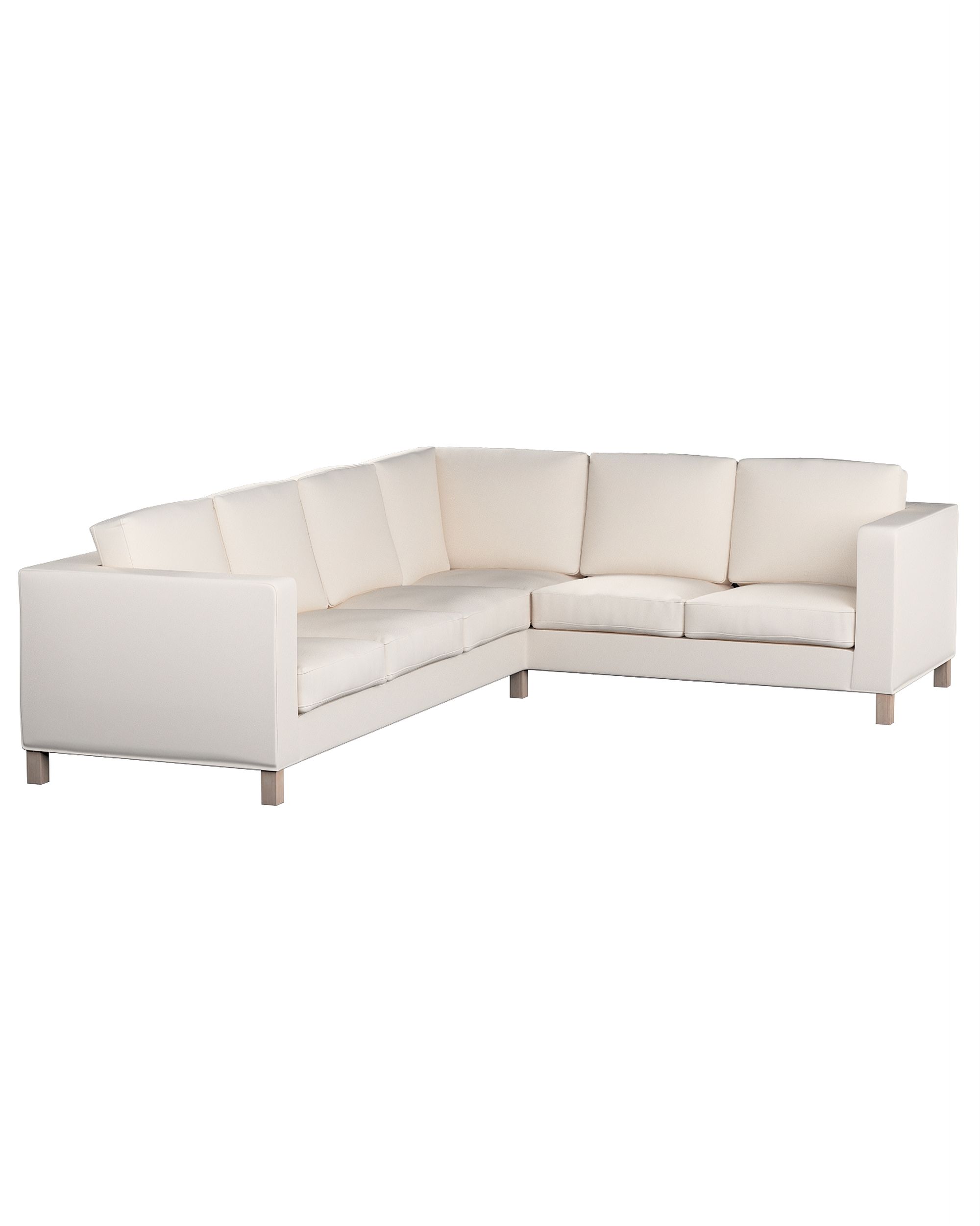 Bezug für Karlanda Sofa Ecke links Farbe beige Stoff strukturiert