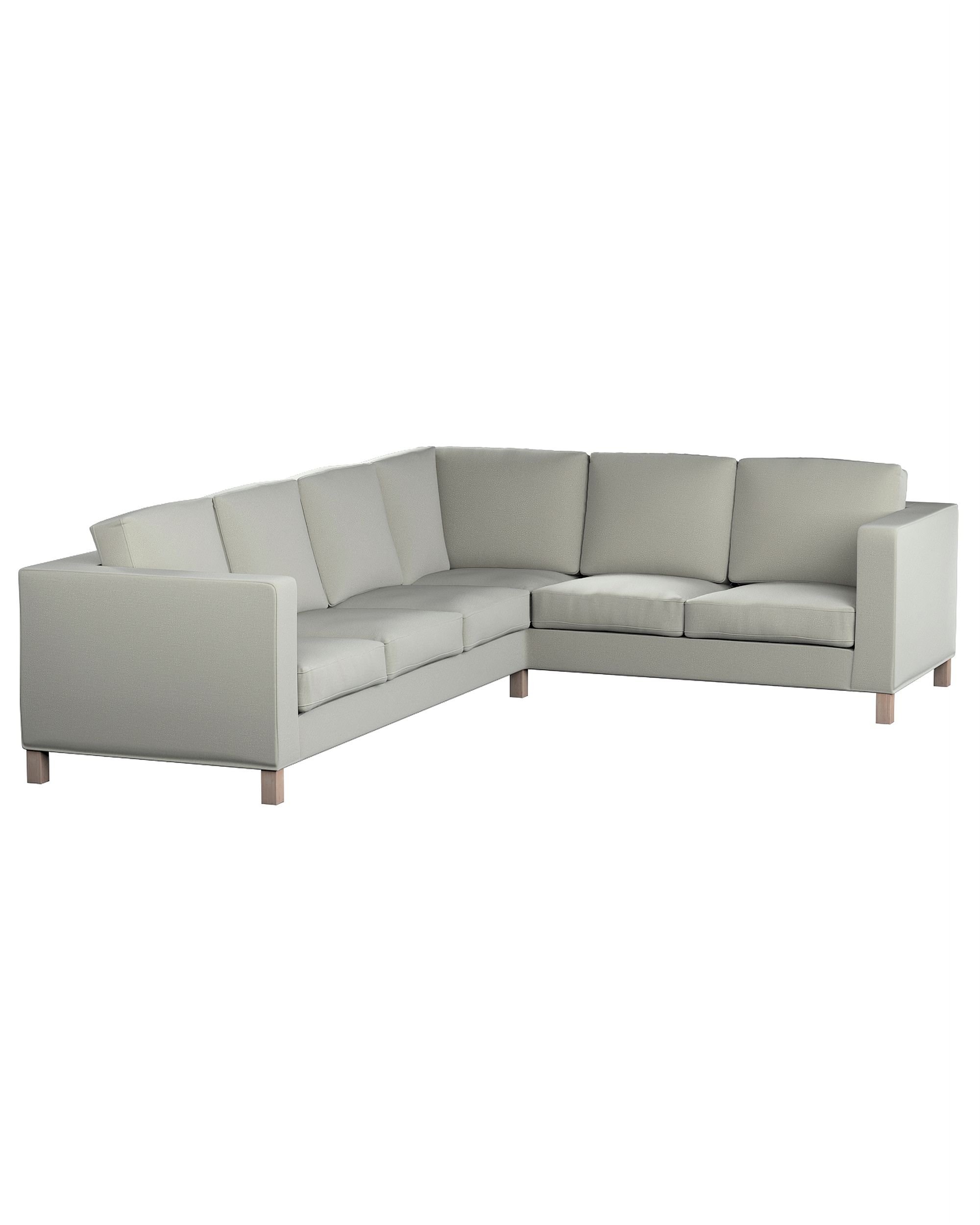 Bezug für Karlanda Sofa Ecke links Farbe grün Stoff samt