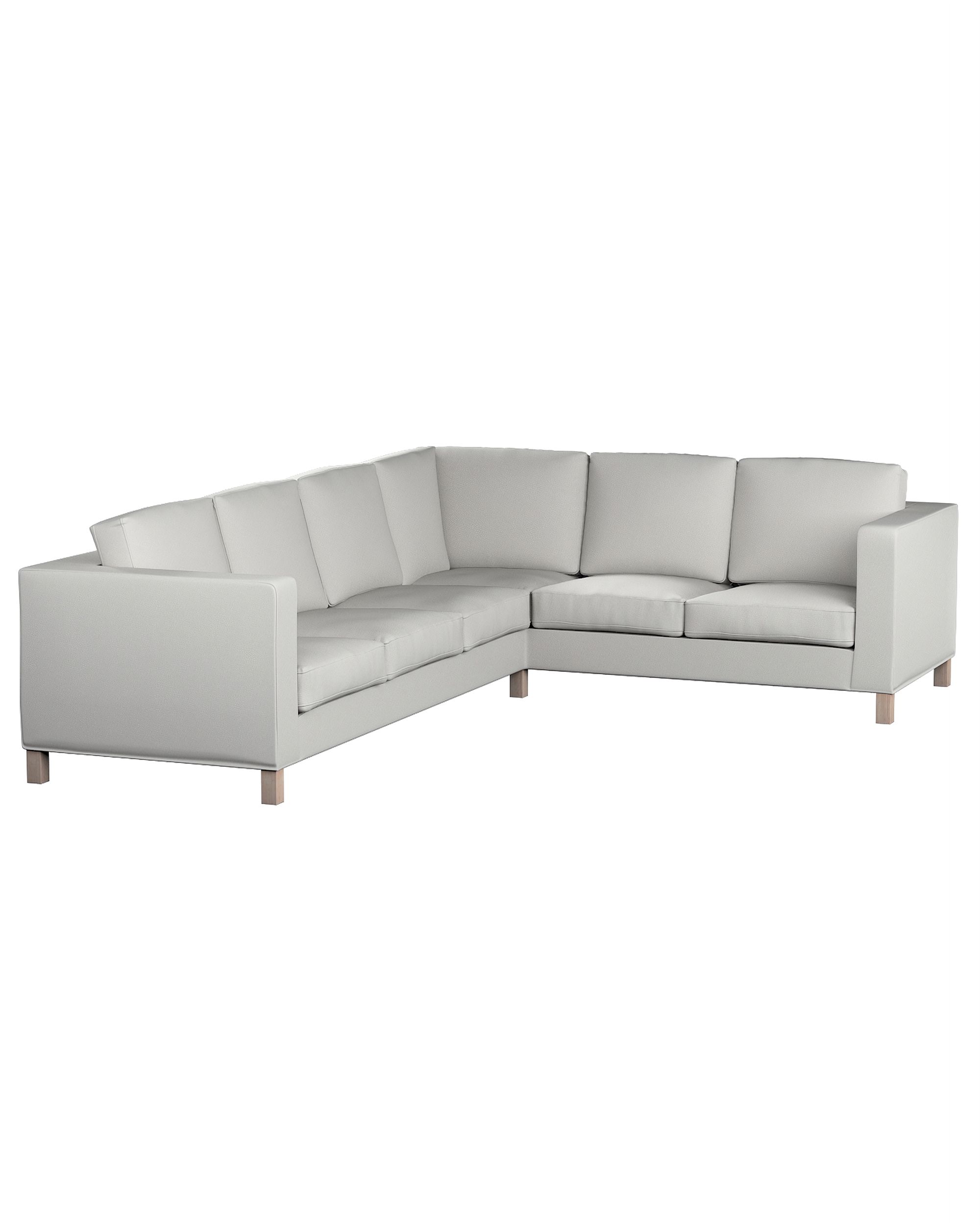 Bezug für Karlanda Sofa Ecke links Farbe grau Stoff strukturiert