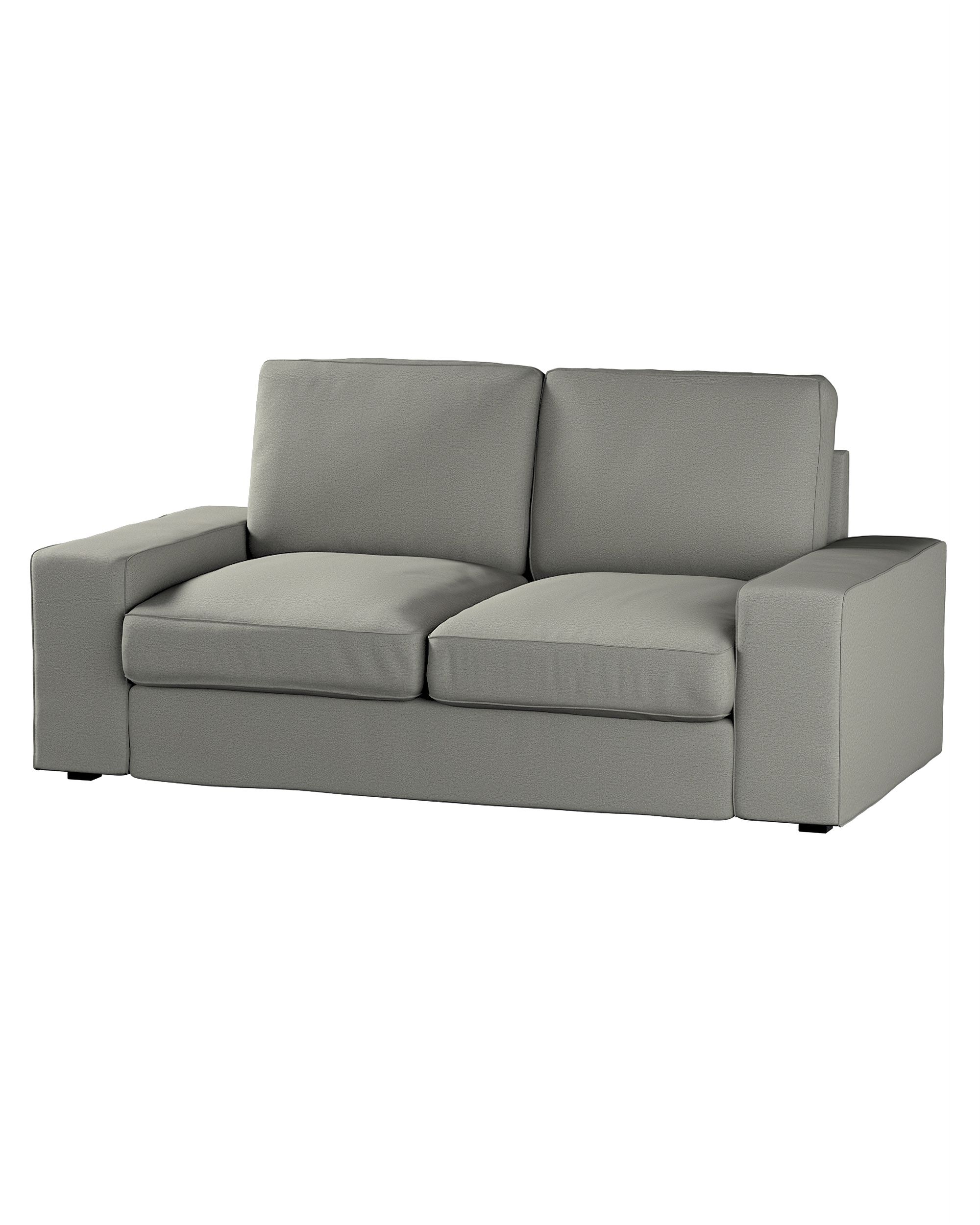 Bezug für Kivik 2-Sitzer Sofa Farbe grau Stoff strukturiert
