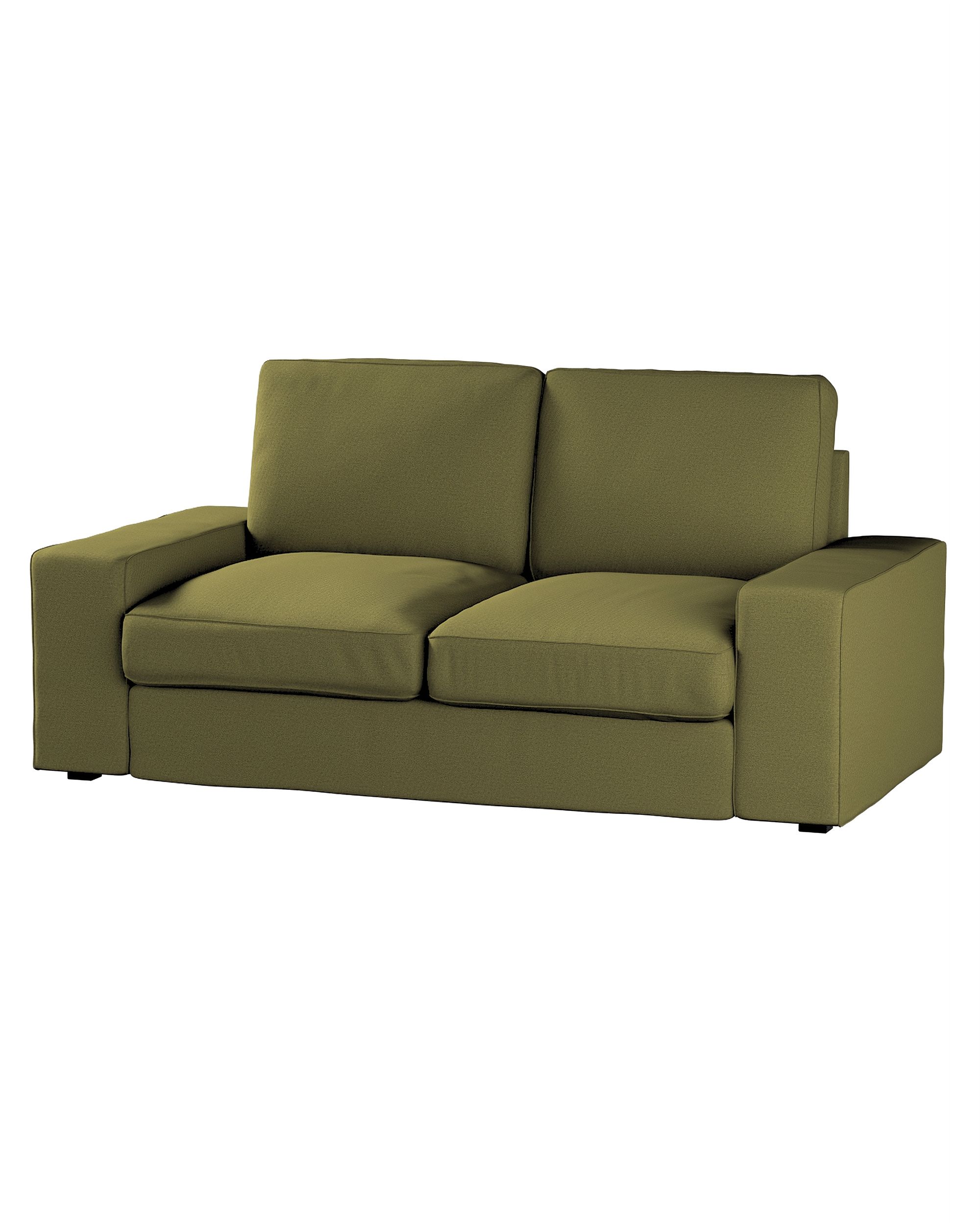Bezug für Kivik 2-Sitzer Sofa Farbe grün Stoff strukturiert