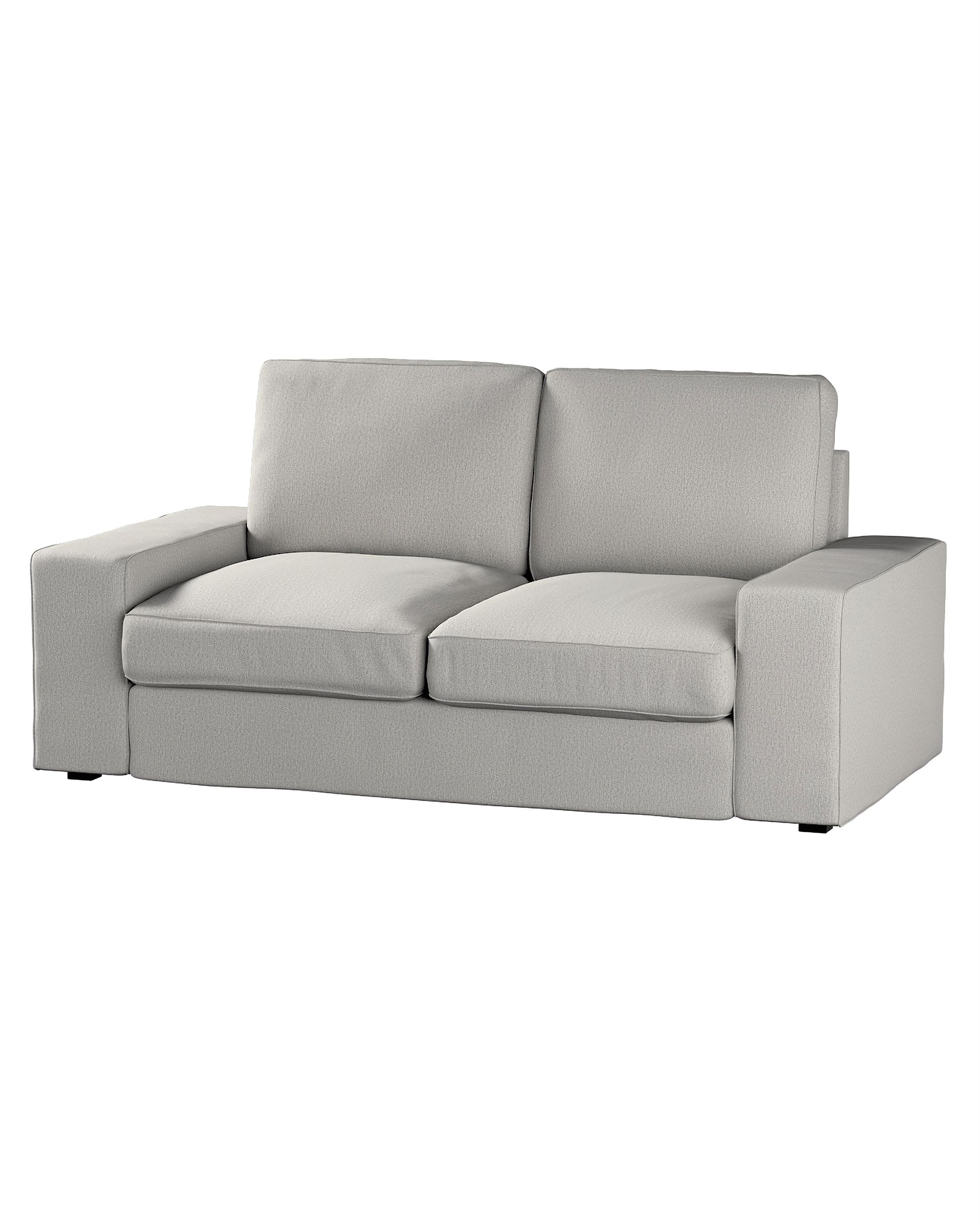 Bezug für Kivik 2-Sitzer Sofa Farbe grau Stoff strukturiert