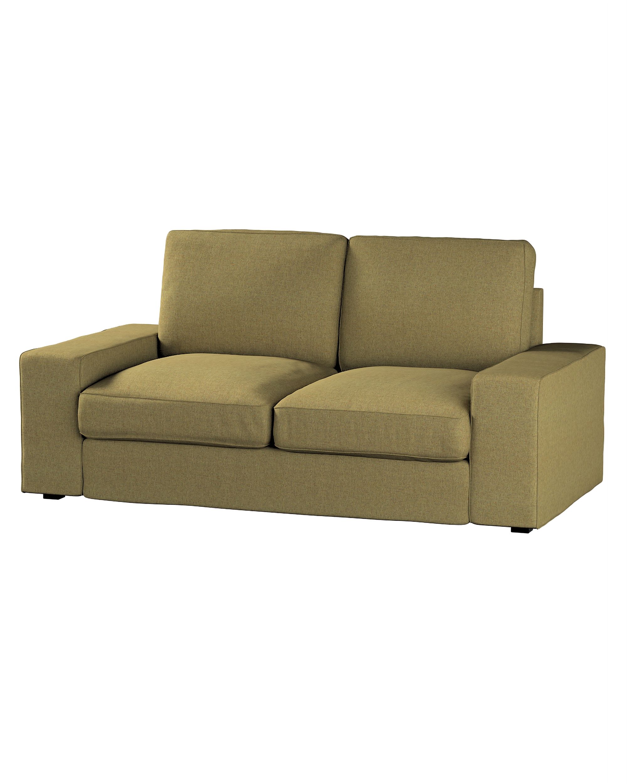 Bezug für Kivik 2-Sitzer Sofa Farbe grün Stoff strukturiert