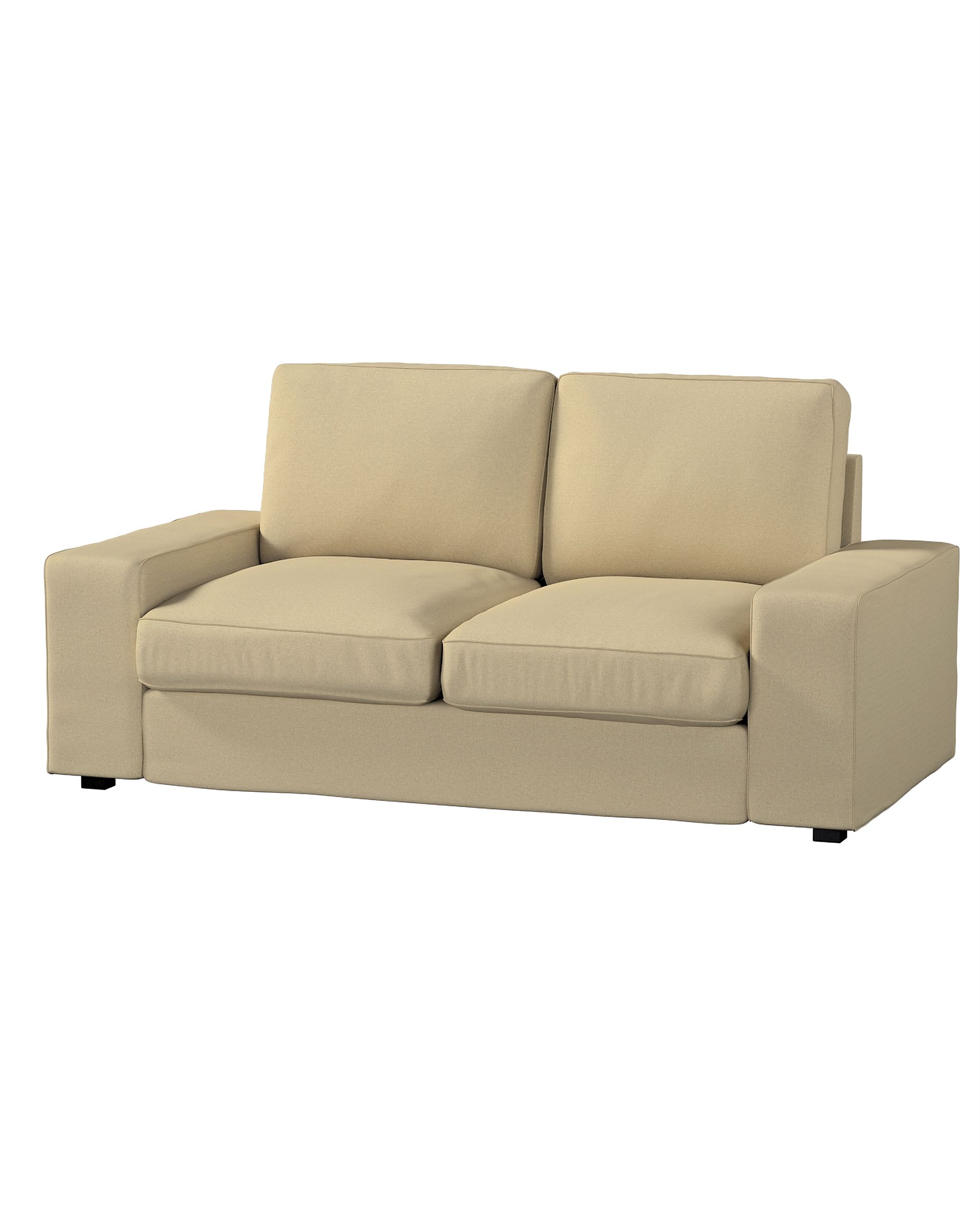 Bezug für Kivik 2-Sitzer Sofa Farbe grün Stoff strukturiert