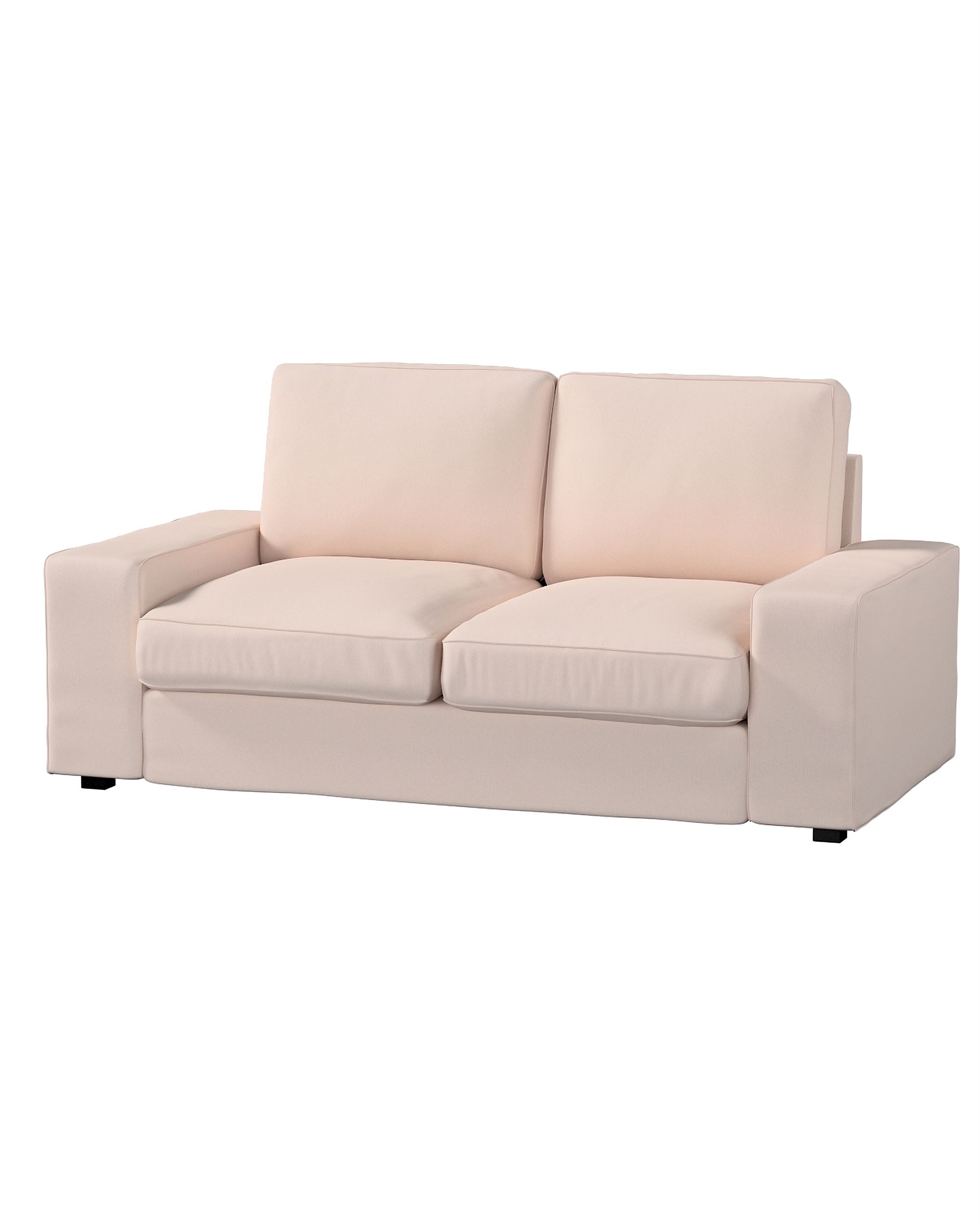 Bezug für Kivik 2-Sitzer Sofa Farbe rosa Stoff strukturiert