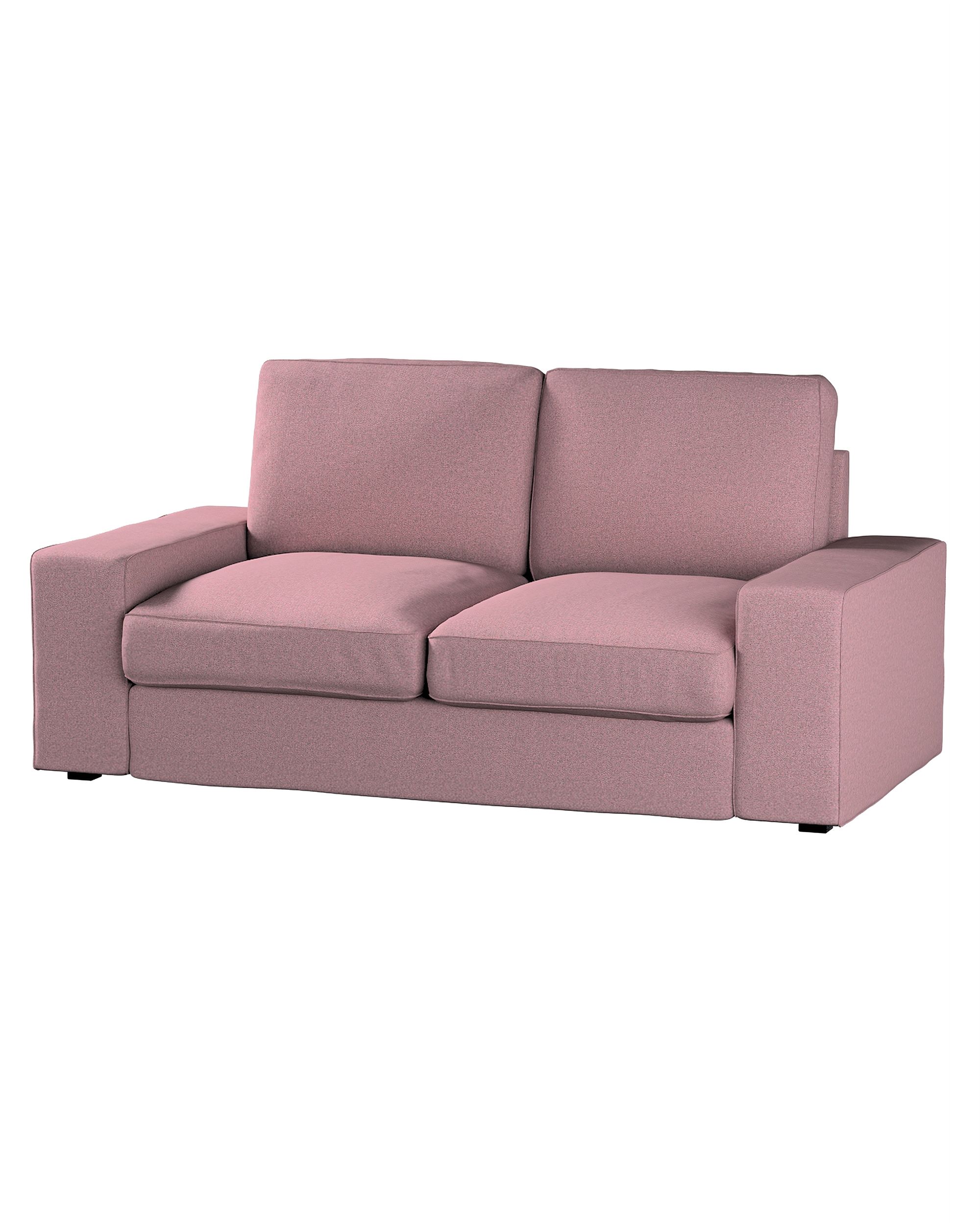 Bezug für Kivik 2-Sitzer Sofa Farbe rosa Stoff strukturiert