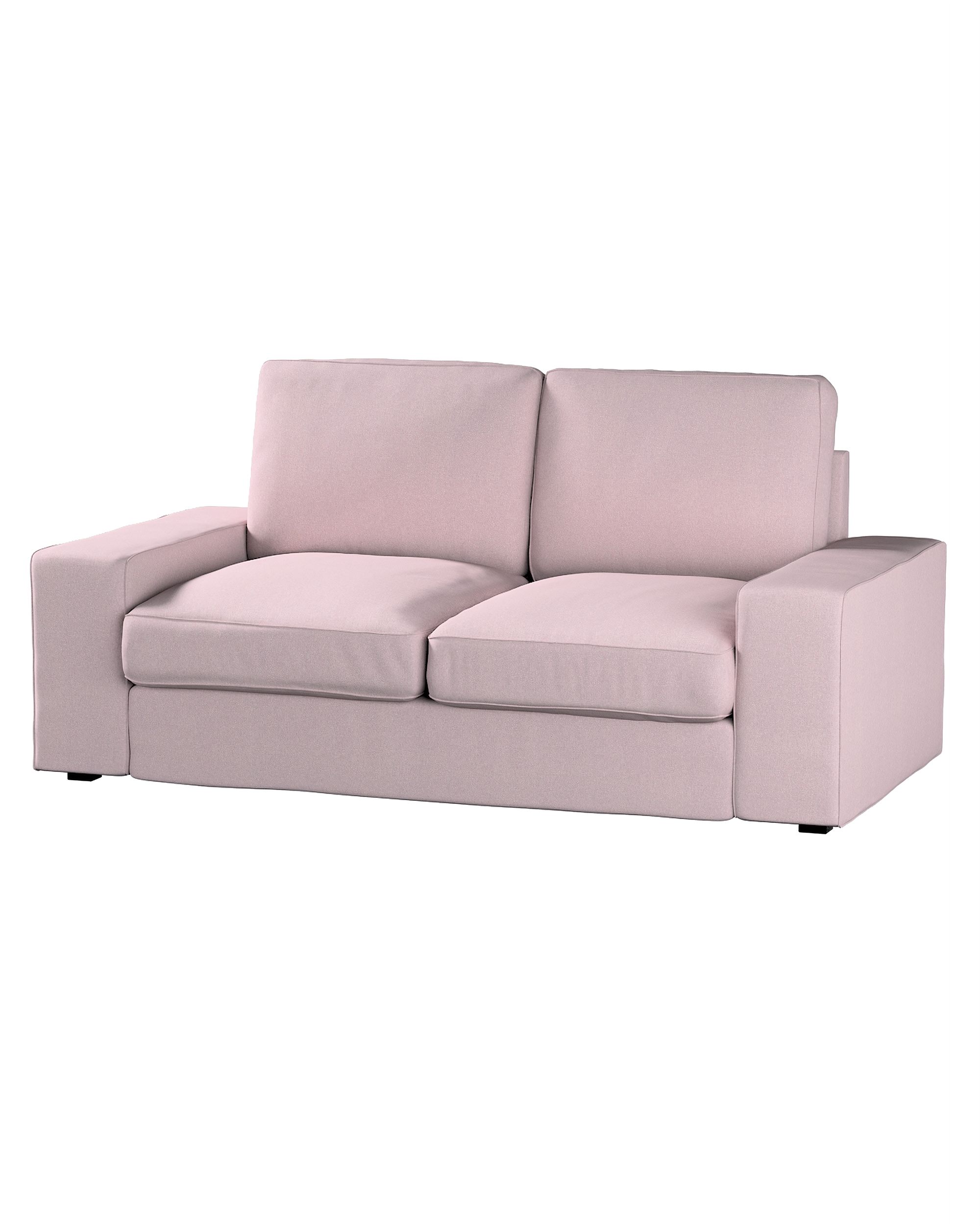 Bezug für Kivik 2-Sitzer Sofa Farbe rosa Stoff strukturiert