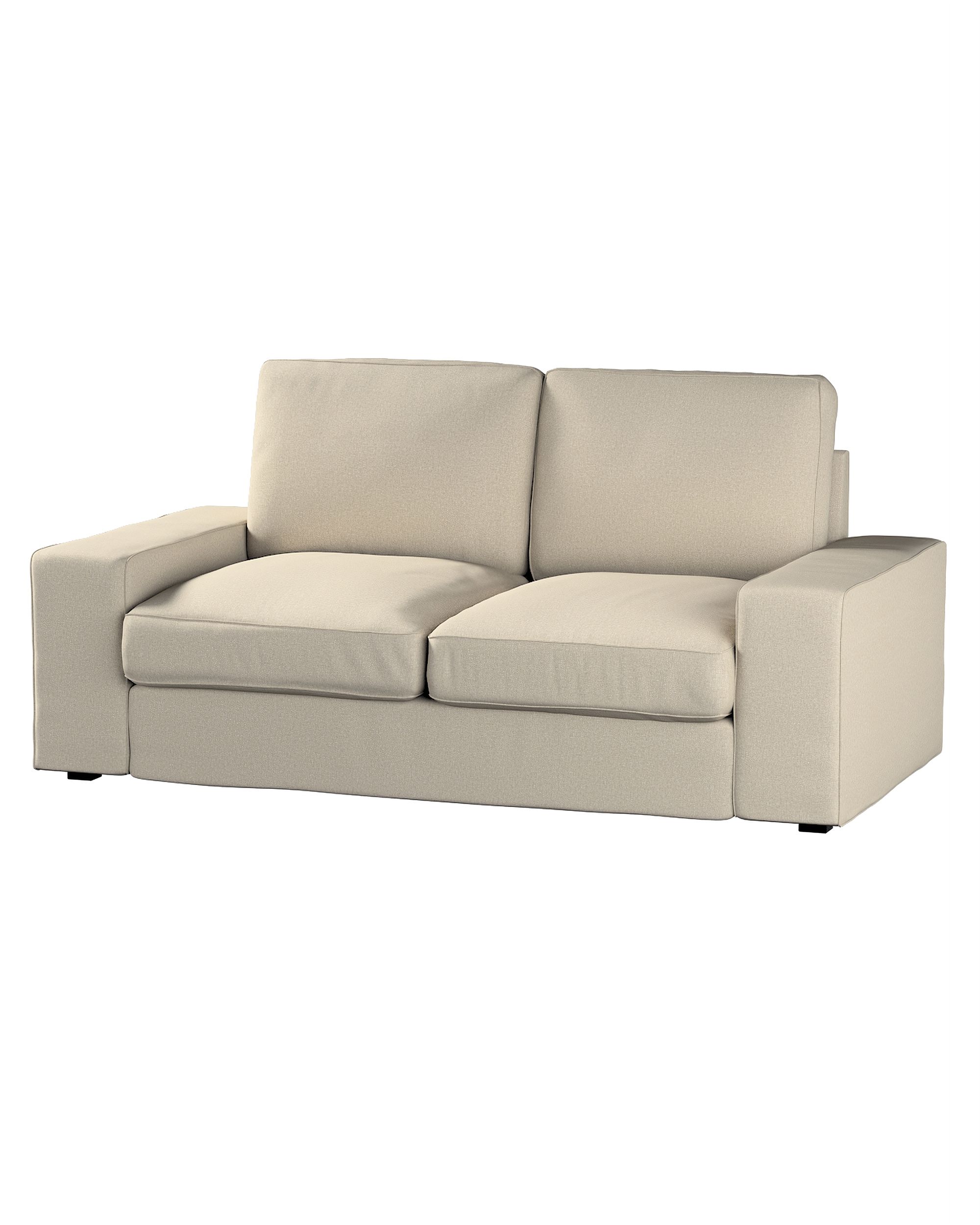Bezug für Kivik 2-Sitzer Sofa Farbe beige Stoff strukturiert
