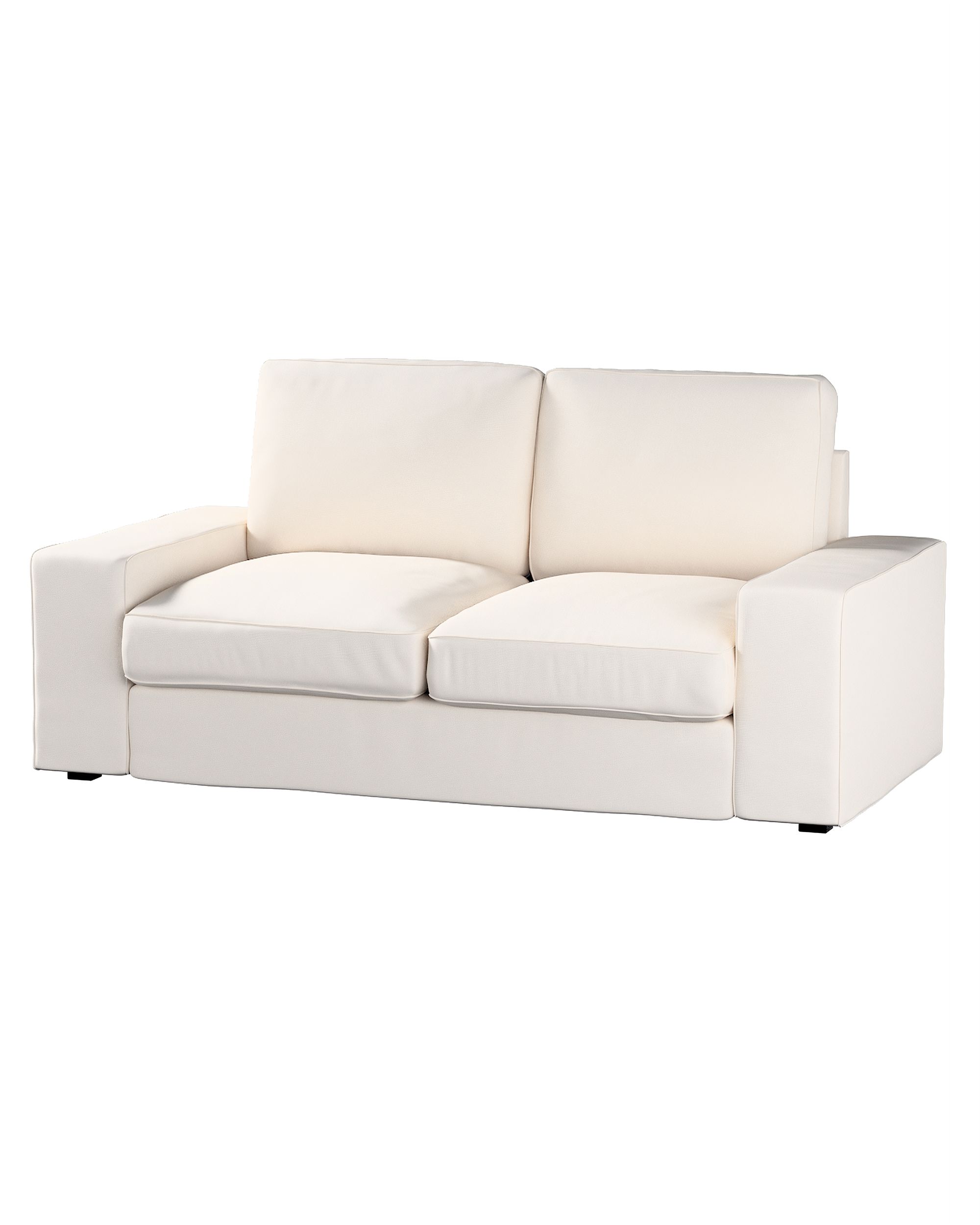 Bezug für Kivik 2-Sitzer Sofa Farbe beige Stoff strukturiert
