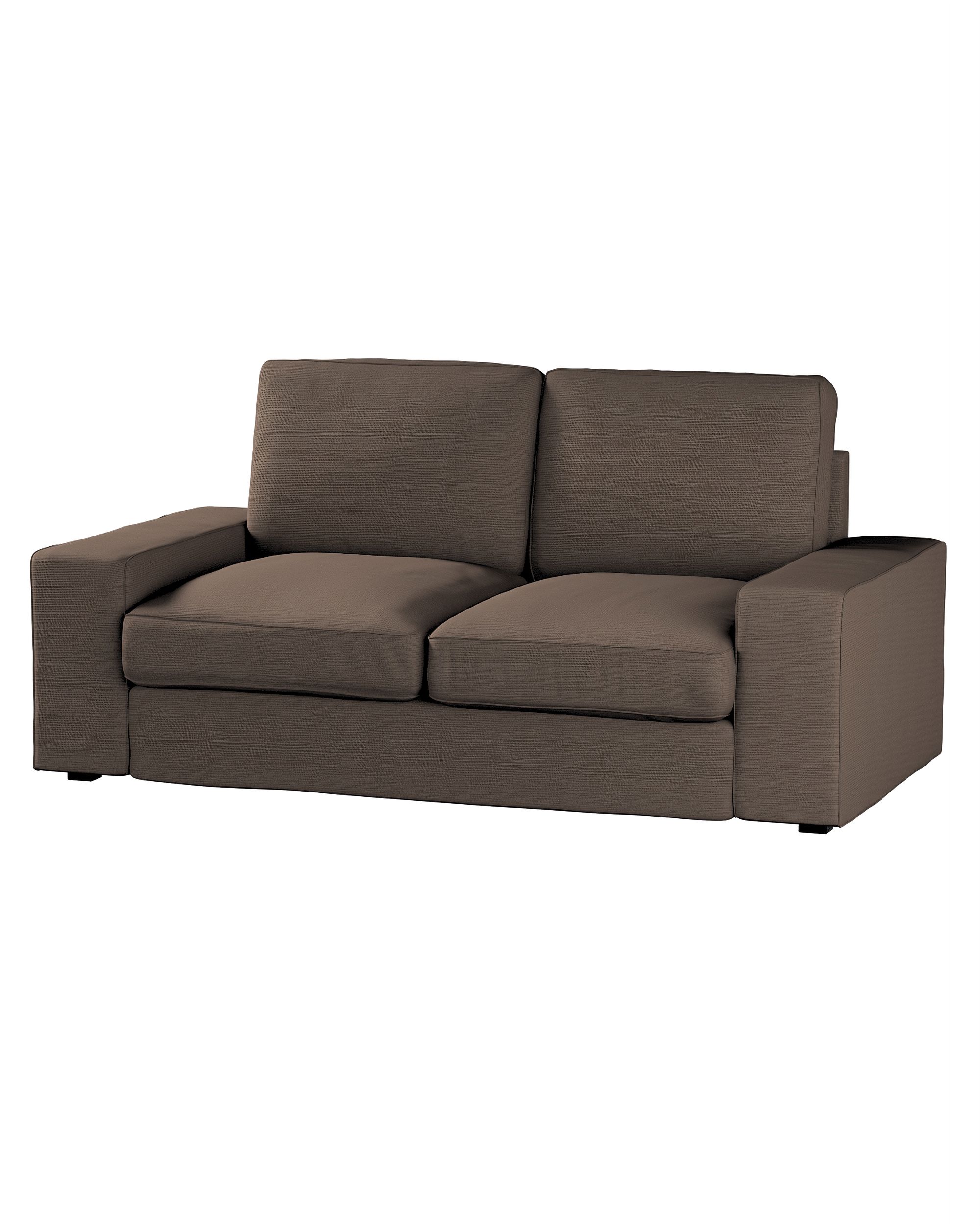 Bezug für Kivik 2-Sitzer Sofa Farbe braun Stoff strukturiert