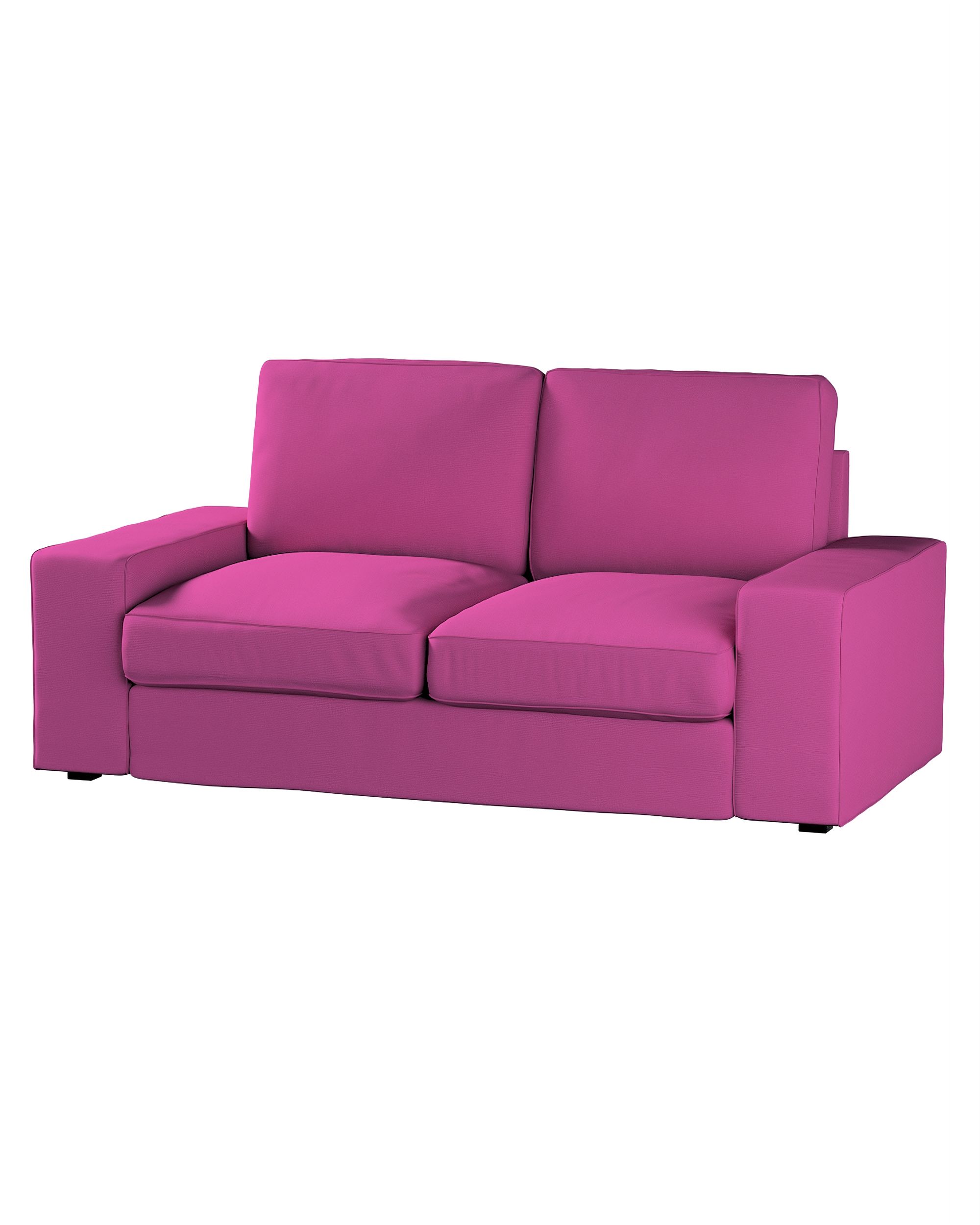 Bezug für Kivik 2-Sitzer Sofa Farbe rosa Stoff strukturiert