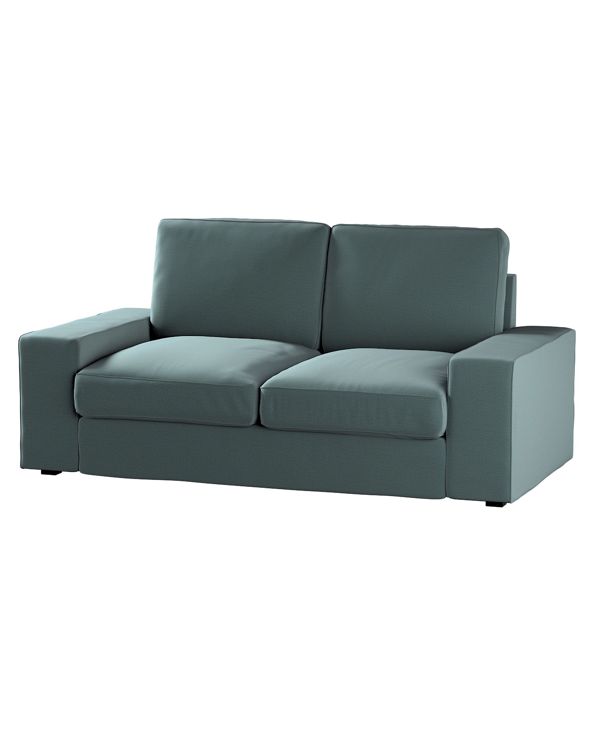 Bezug für Kivik 2-Sitzer Sofa Farbe grün Stoff samt