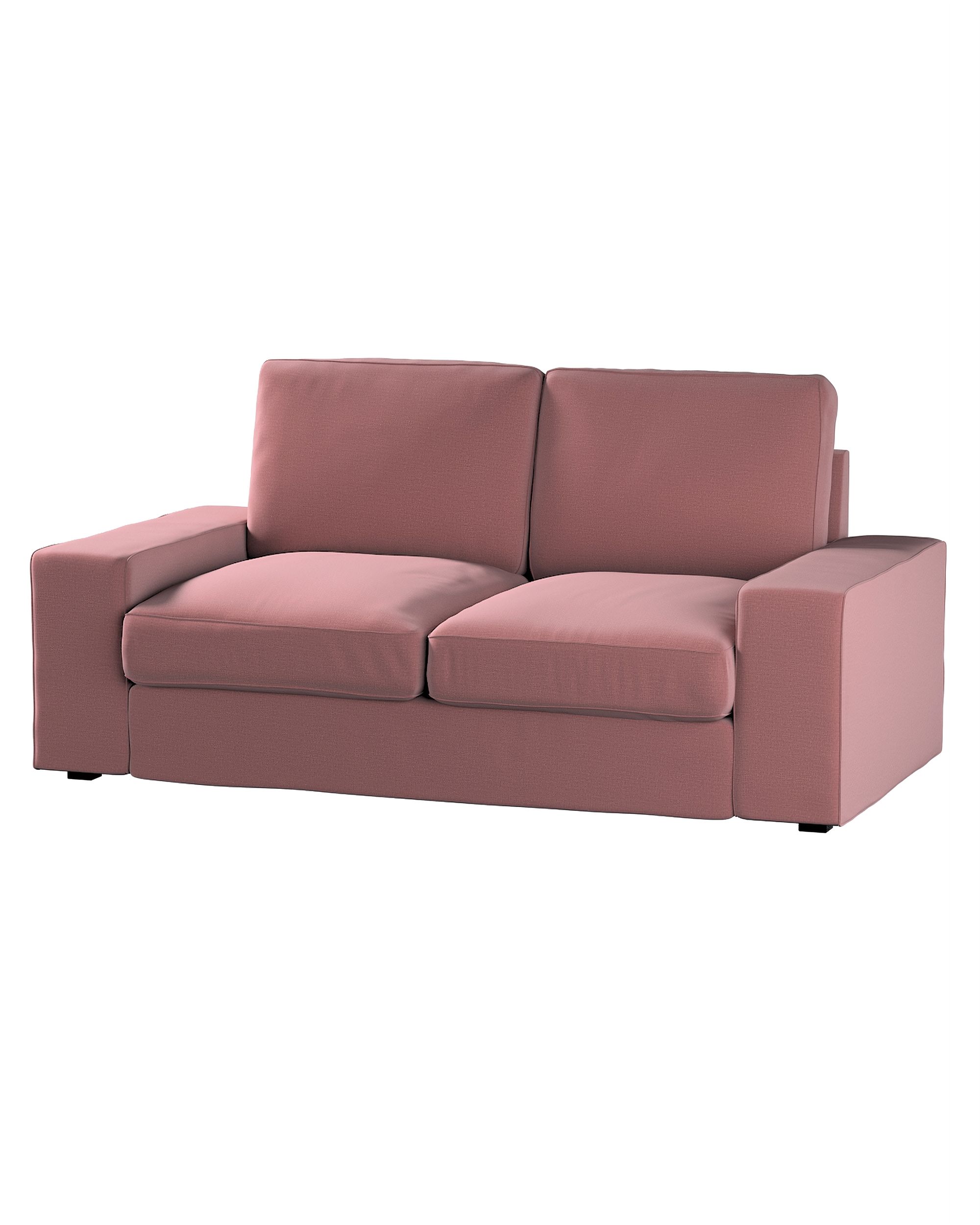 Bezug für Kivik 2-Sitzer Sofa Farbe violett Stoff samt