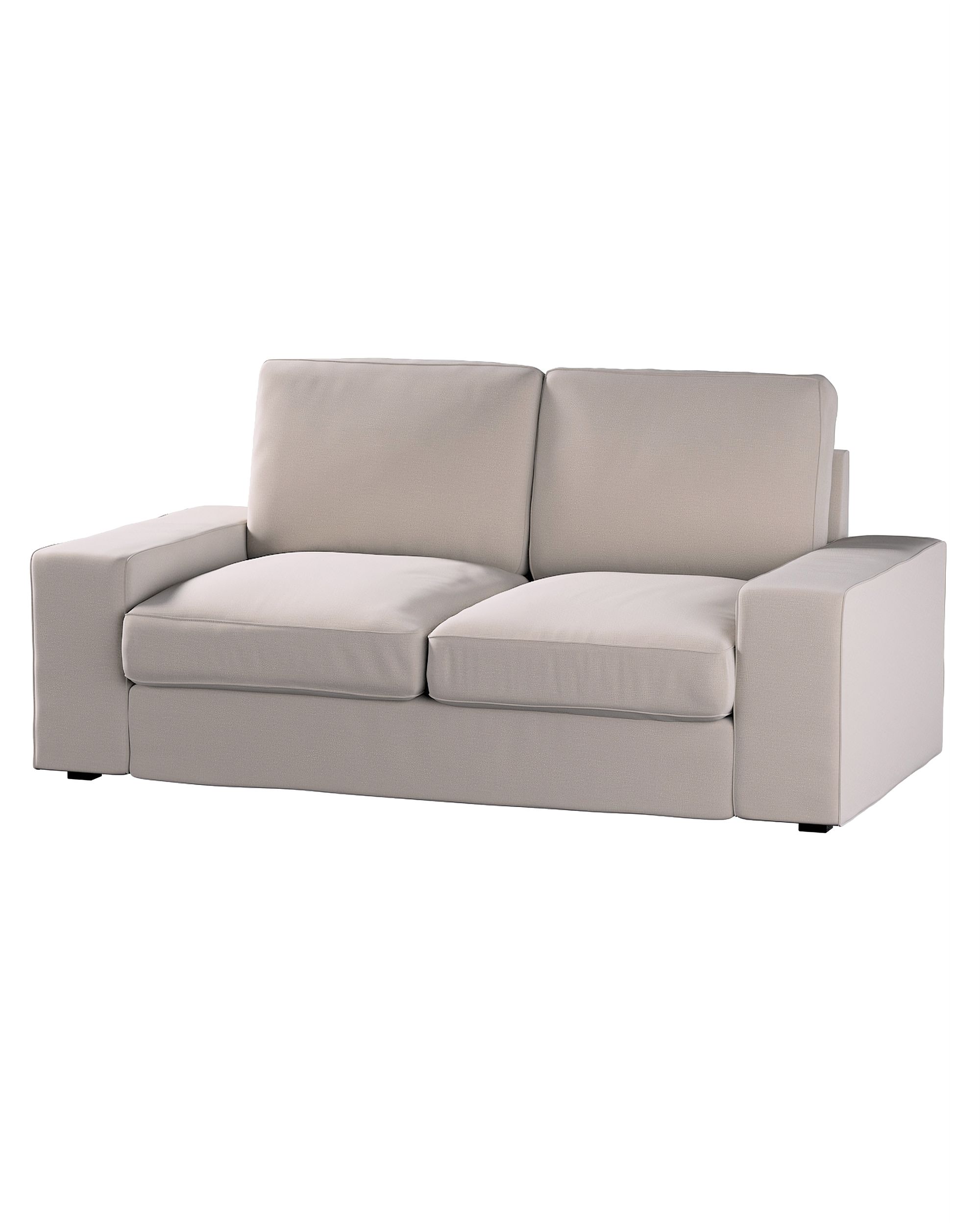 Bezug für Kivik 2-Sitzer Sofa Farbe beige Stoff samt