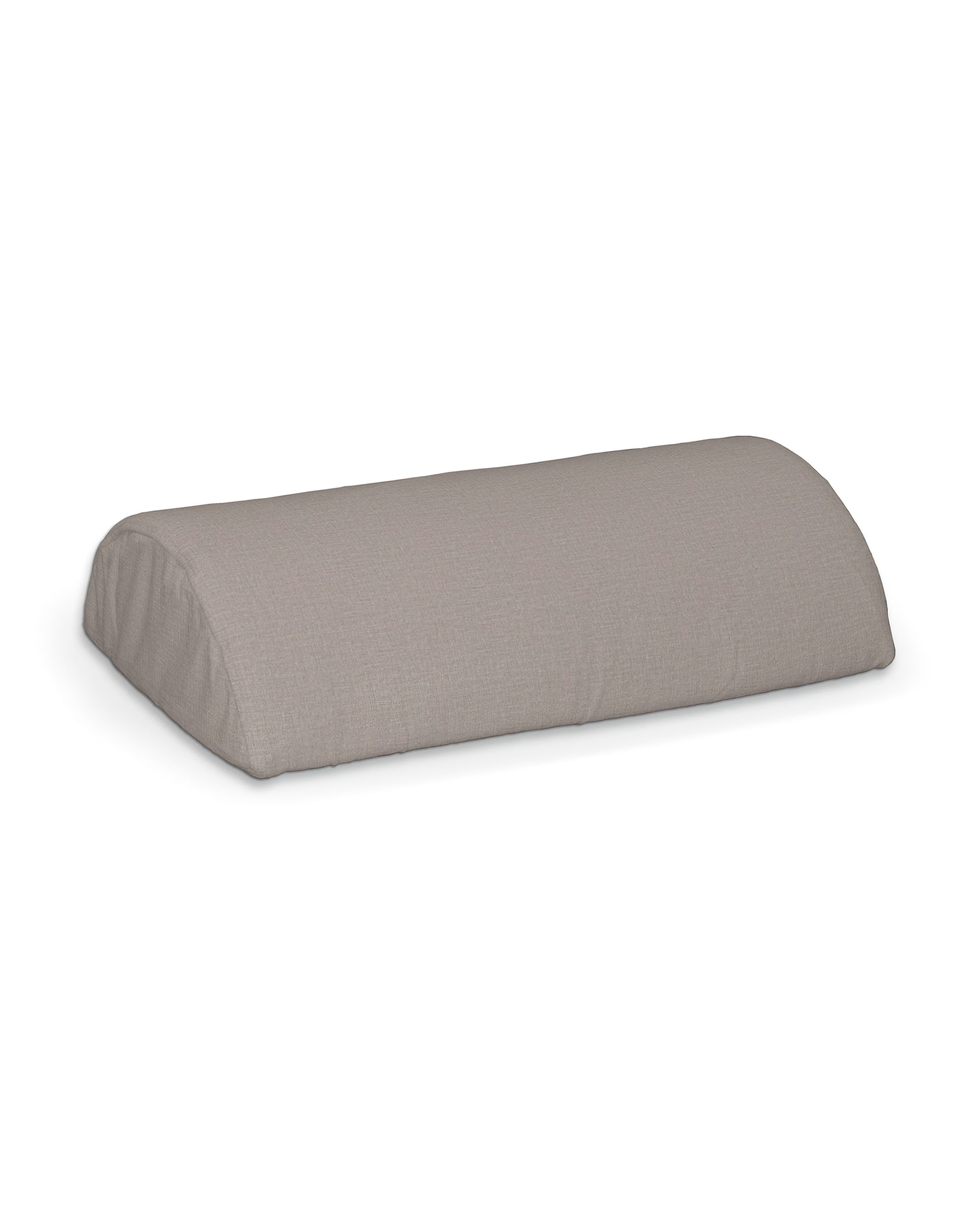 Bezug für Beddinge halbe Nackenrolle Farbe beige Stoff samt
